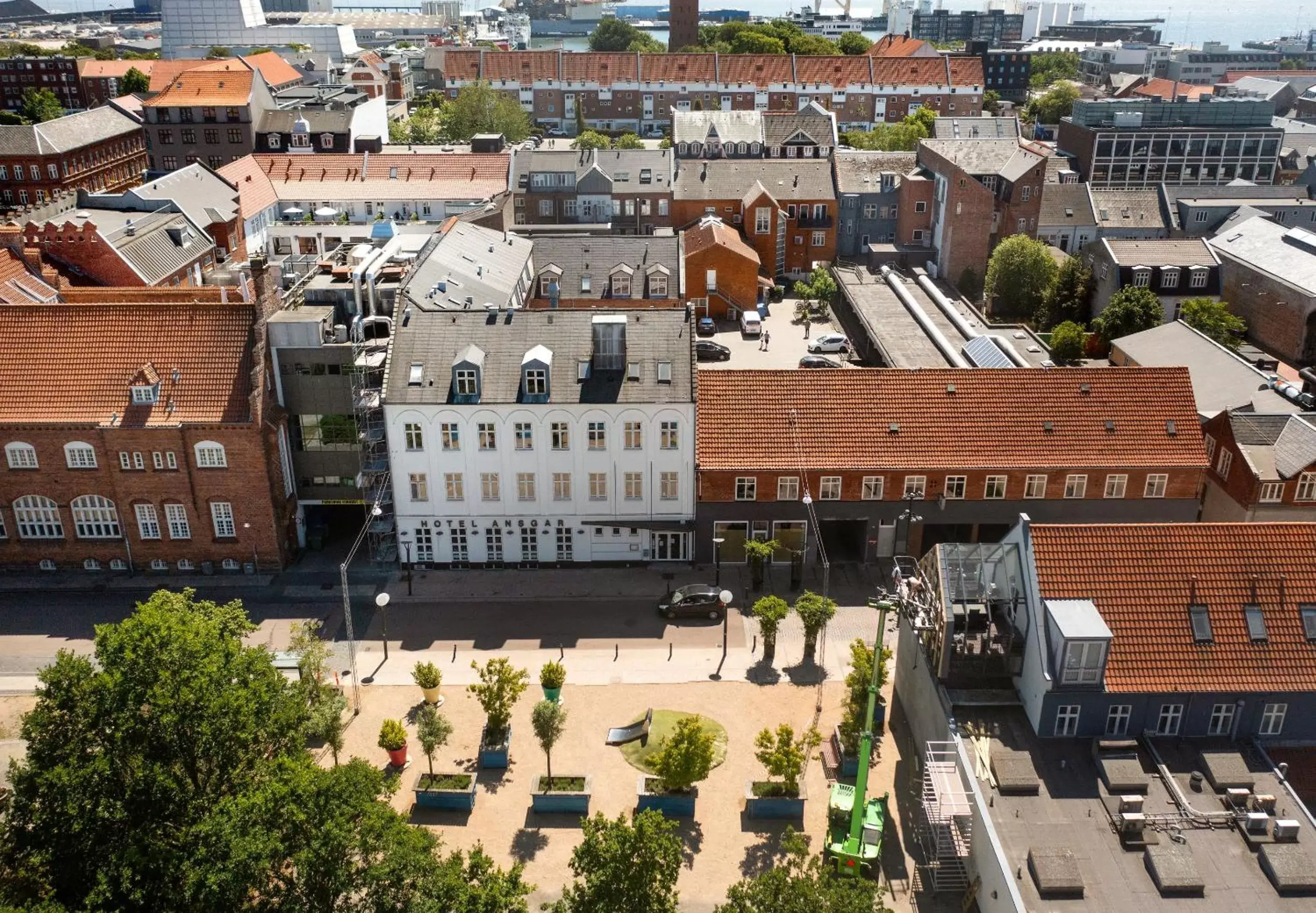 Property building, Bird's-eye View in Hotel Ansgar