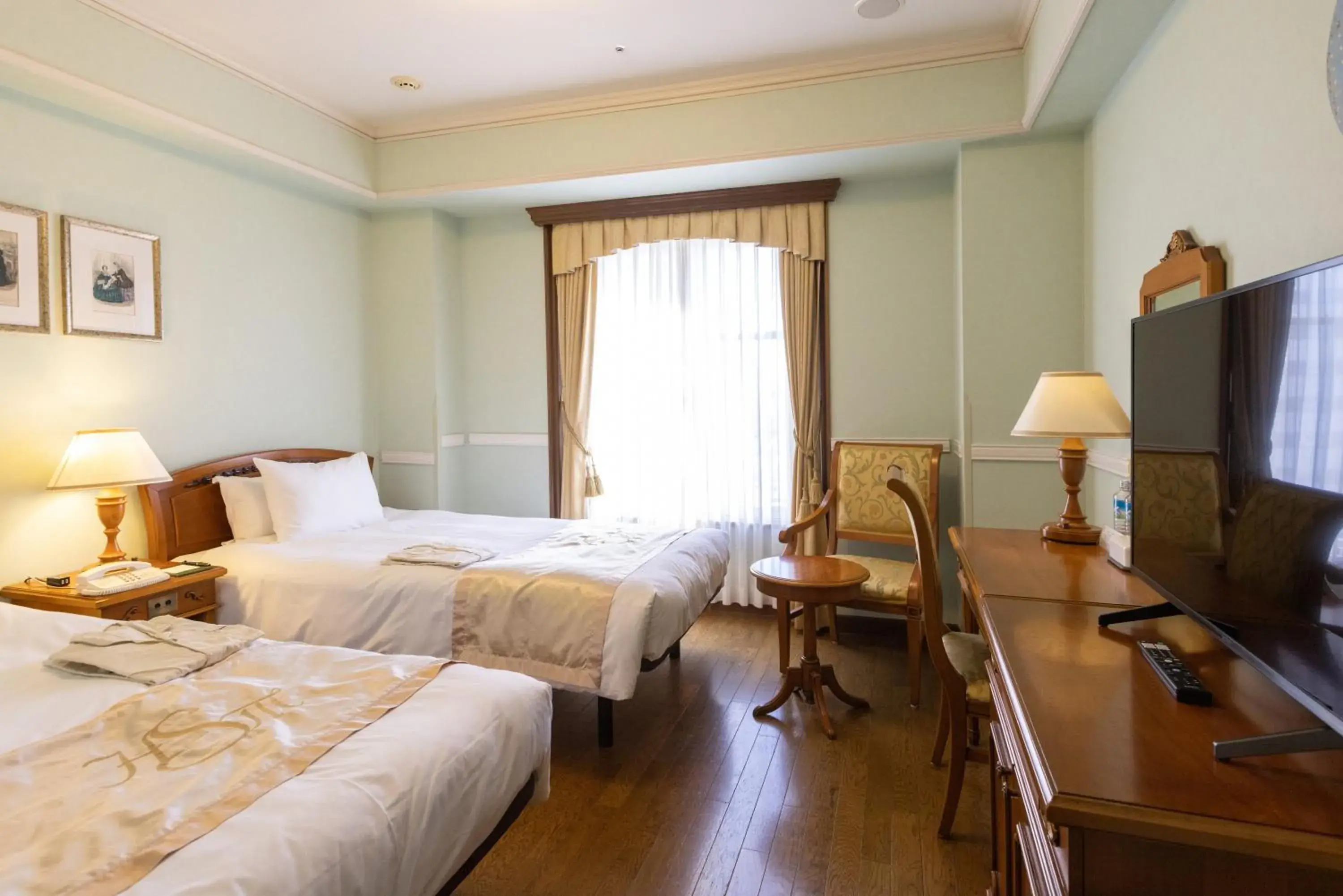 Bed in Hotel Monterey Sendai