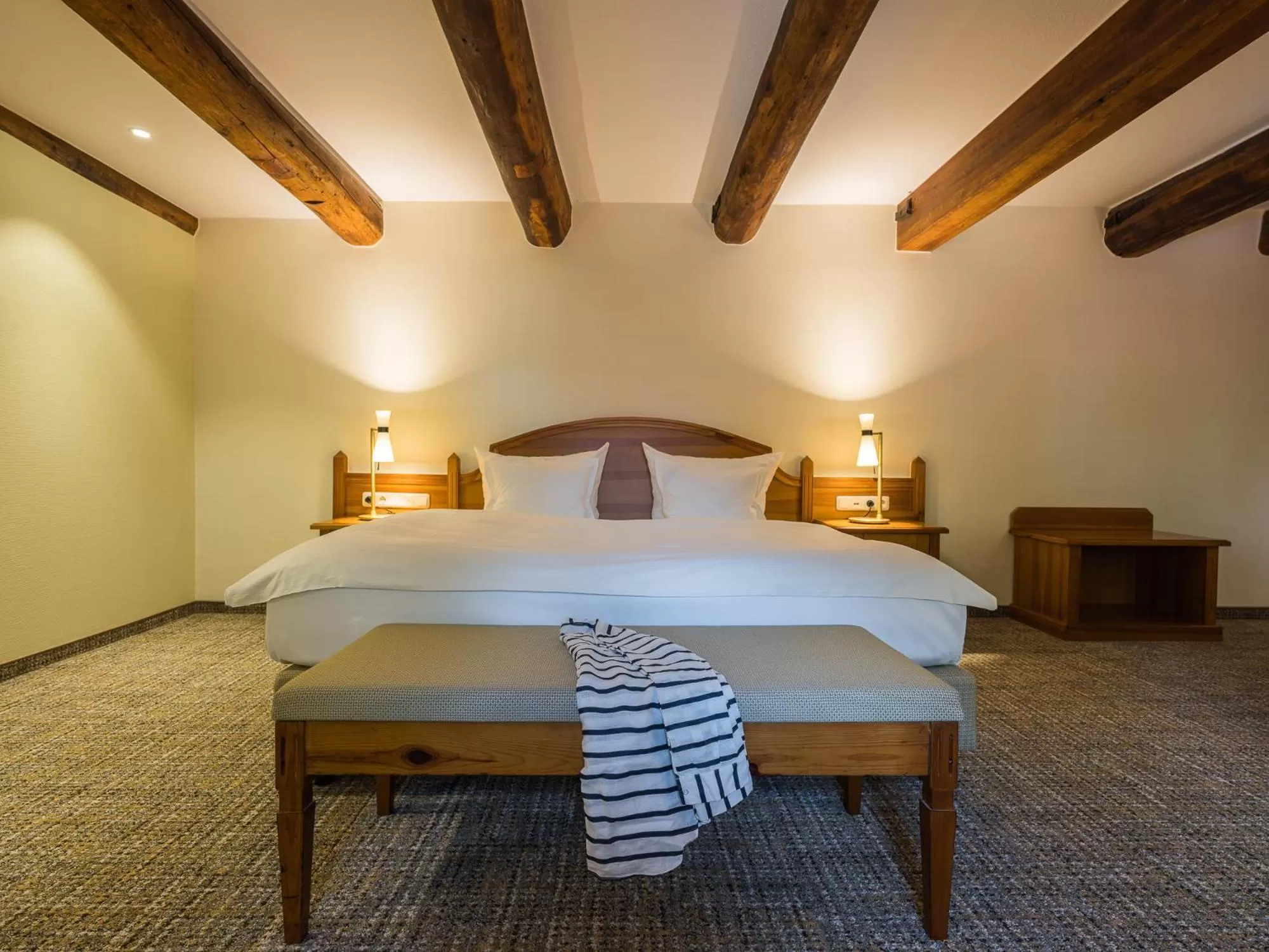 Photo of the whole room, Bed in Romantik Hotel Reichshof