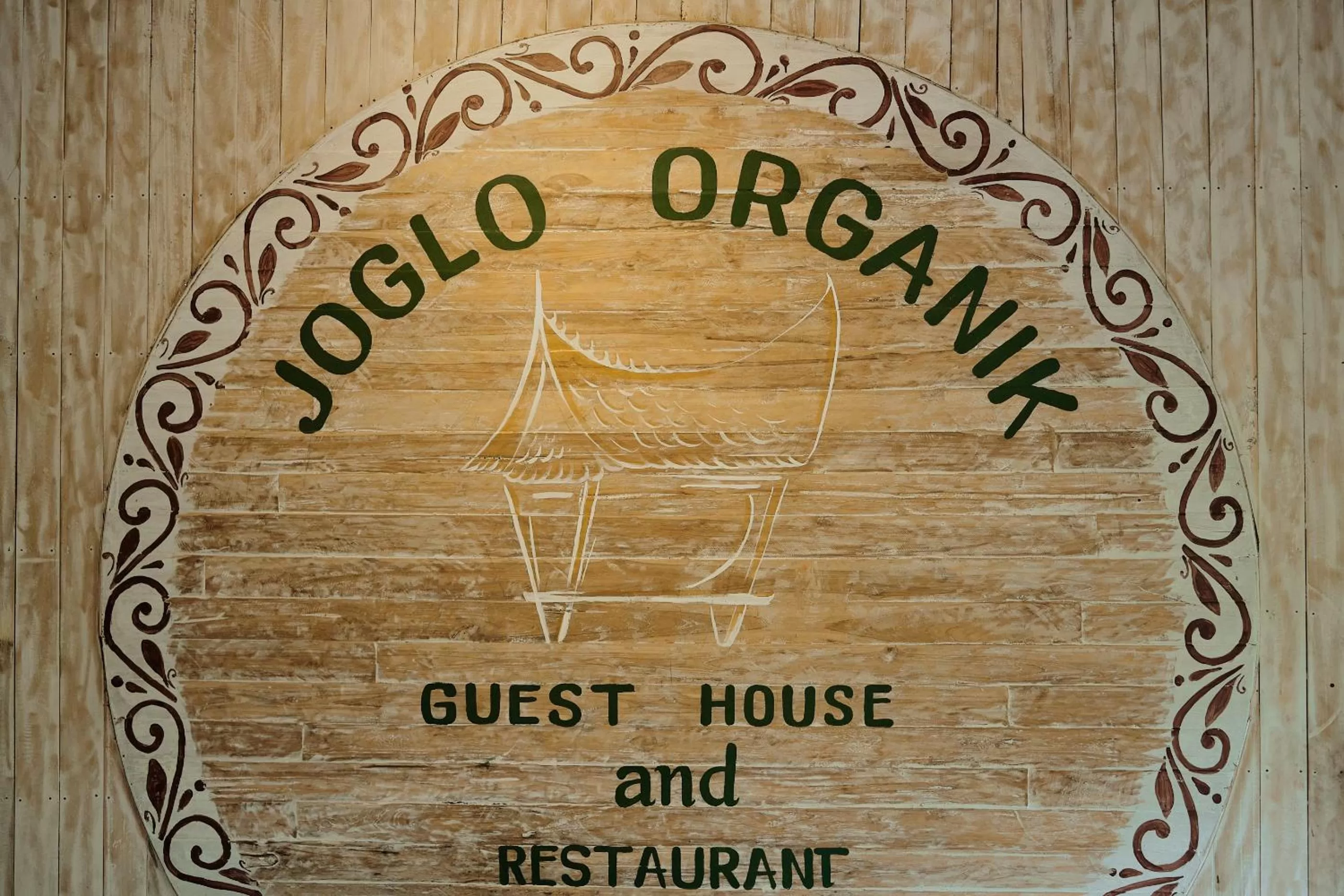 Logo/Certificate/Sign in Joglo Organik Guesthouse