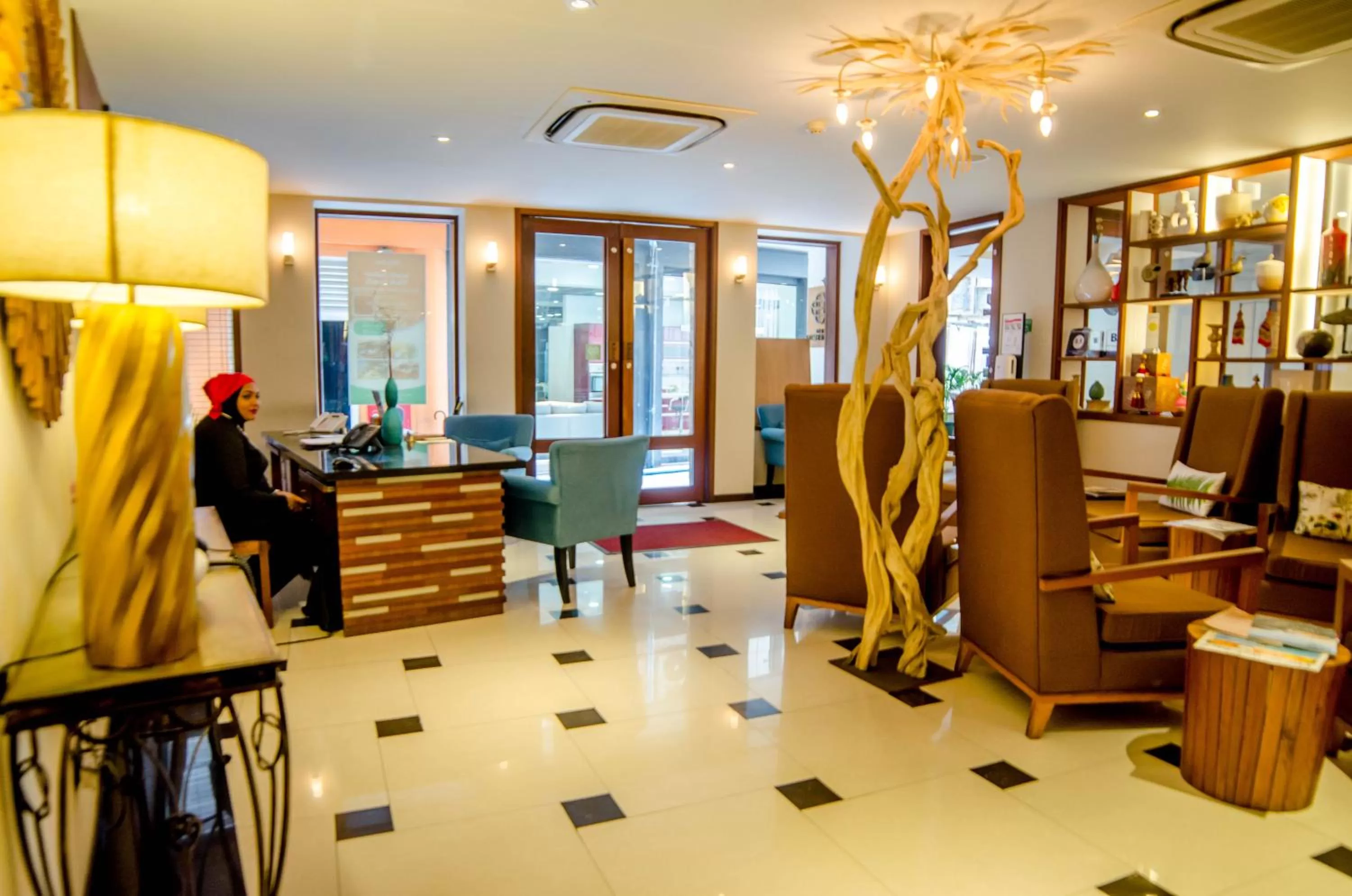 Lobby or reception in The Somerset Hotel