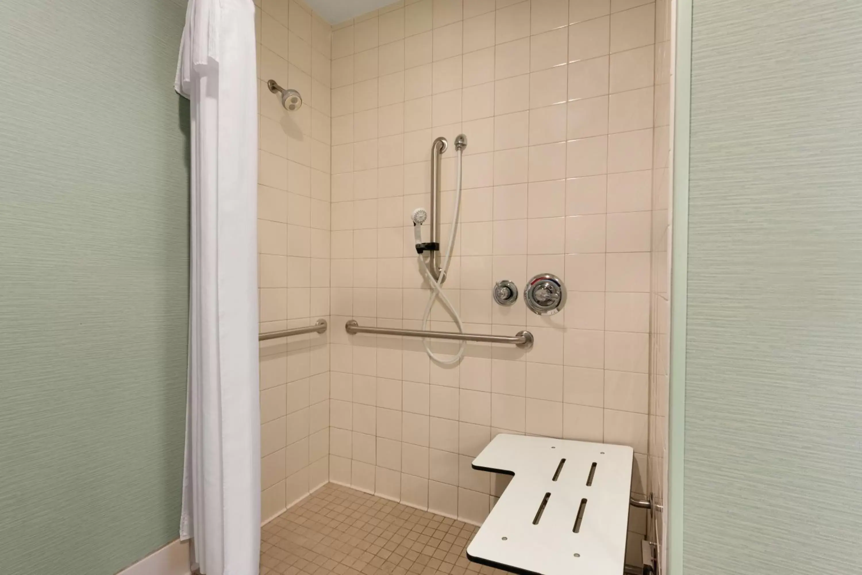 Shower, Bathroom in Homewood Suites Grand Rapids