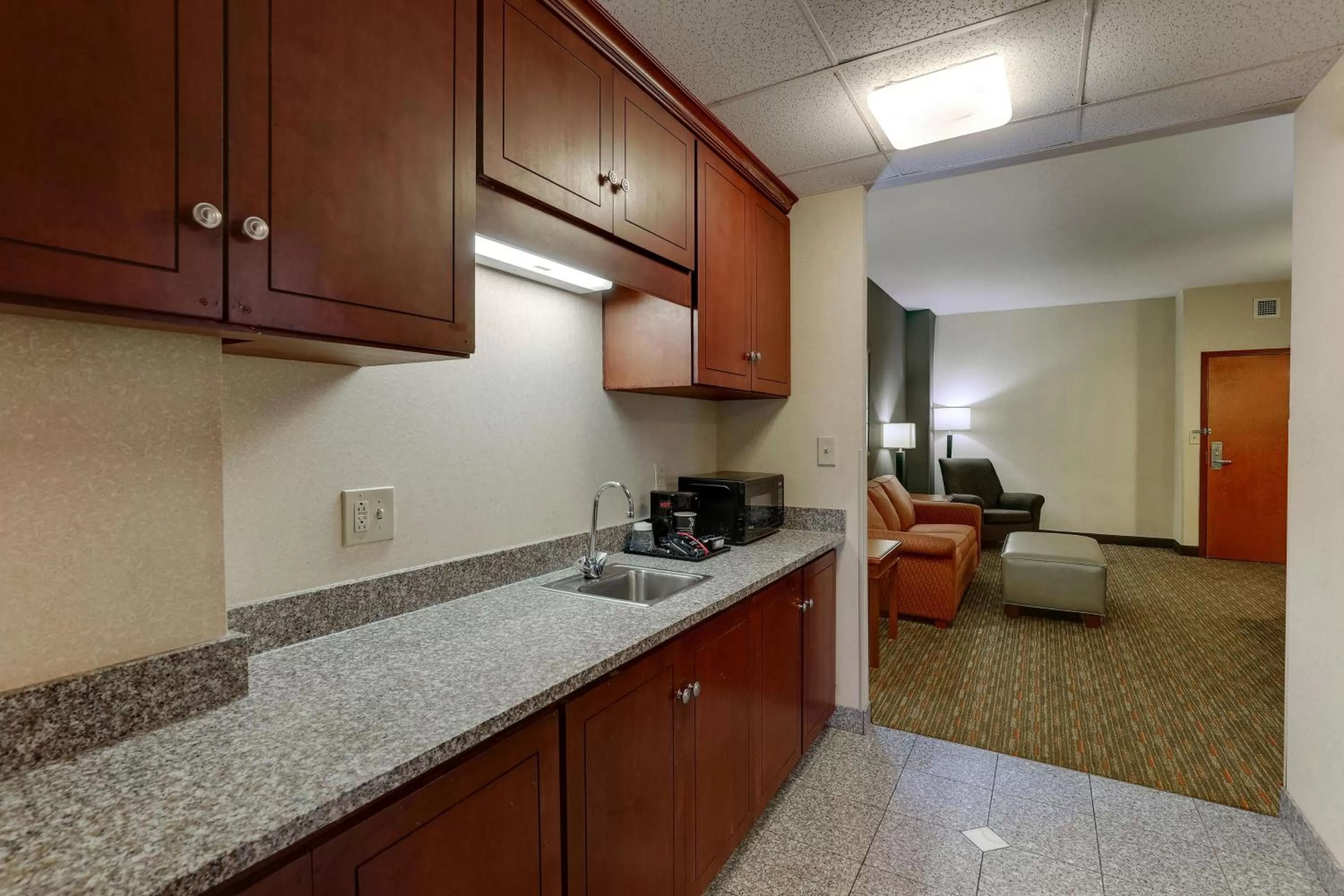 Queen Suite with Sofa Bed  - Accessible, Roll-in Shower in Drury Inn & Suites Montgomery