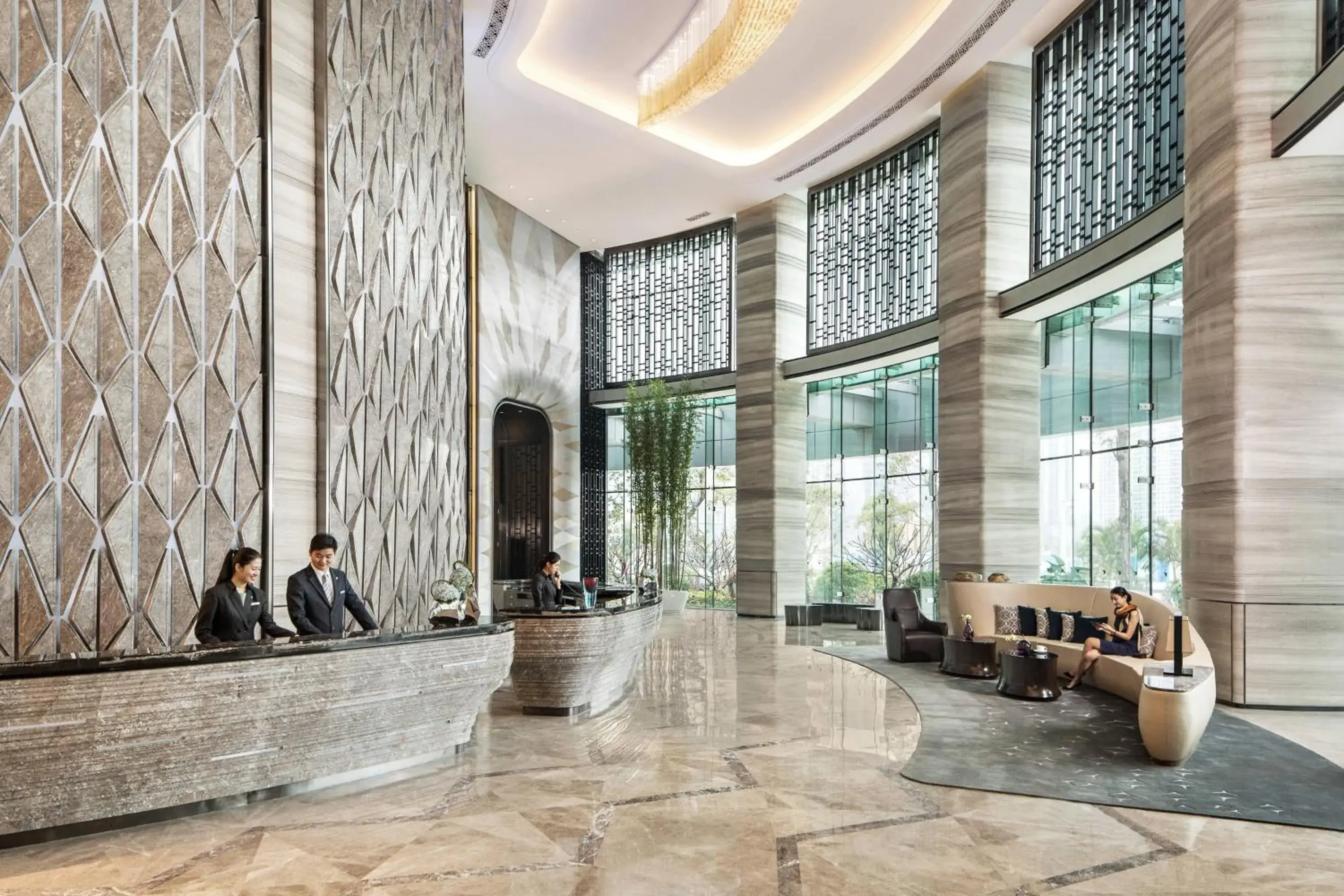 Lobby or reception, Lobby/Reception in JW Marriott Hotel Shenzhen Bao'an International Airport