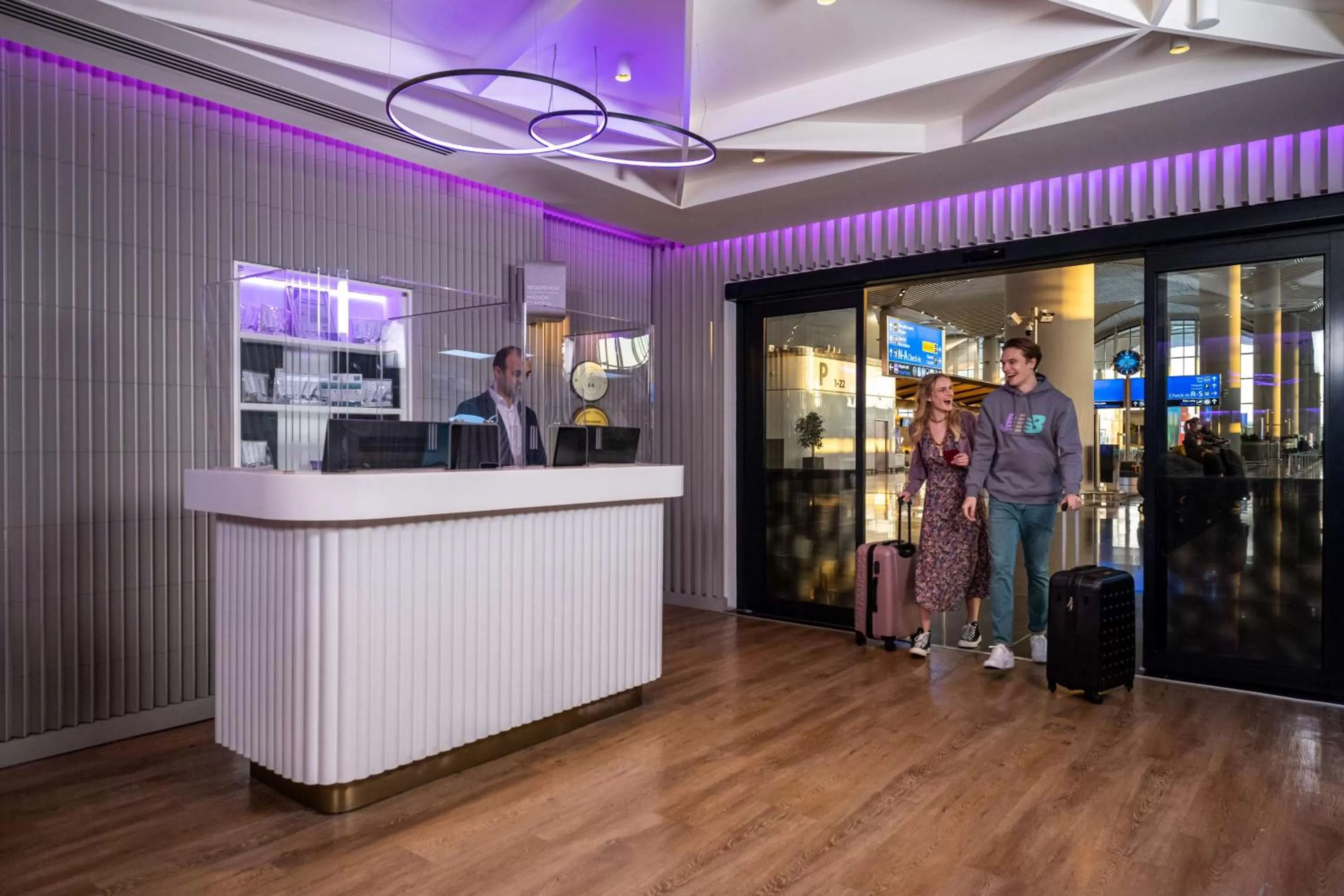 Lobby or reception in YOTEL Istanbul Airport, City Entrance