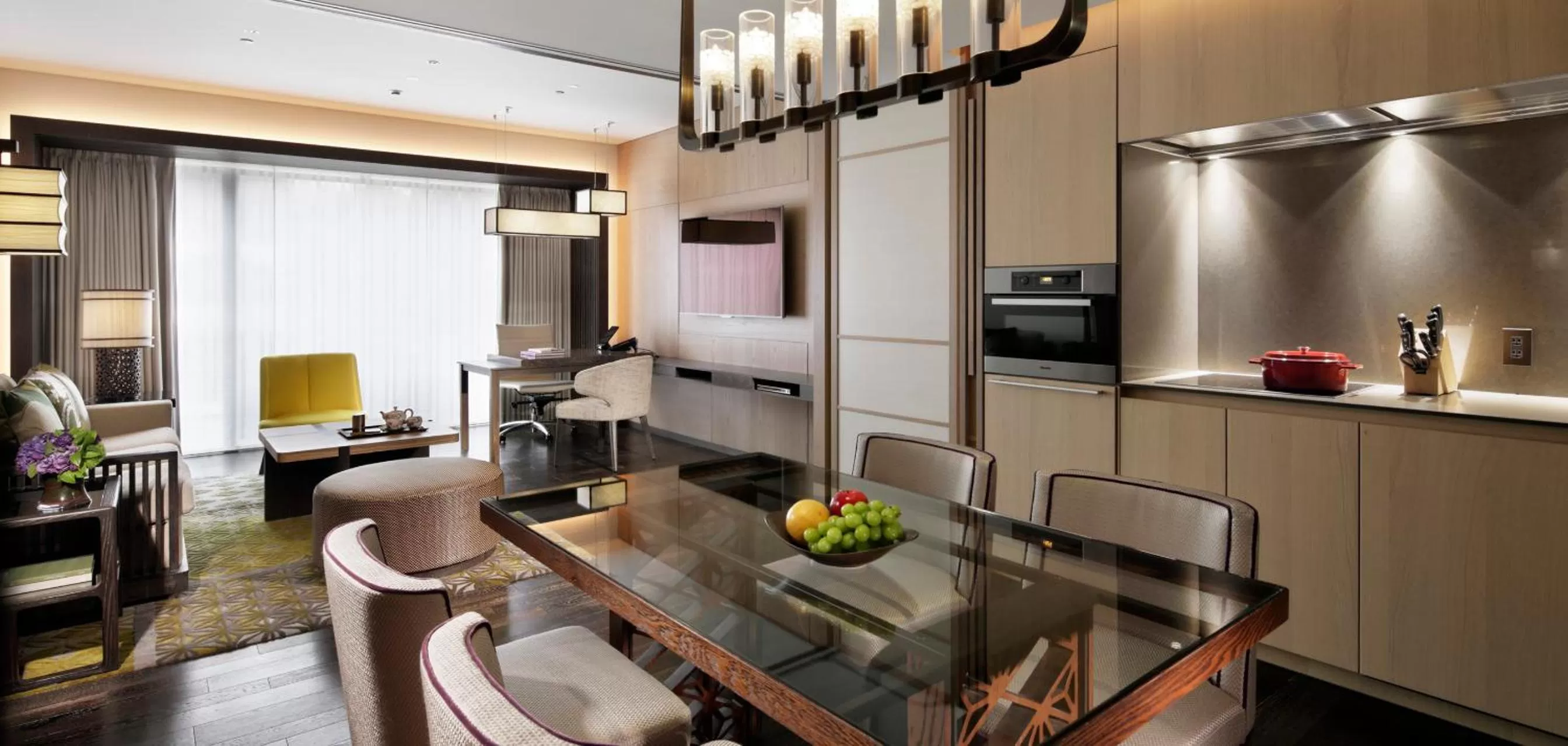 Living room in Four Seasons Hotel Kyoto