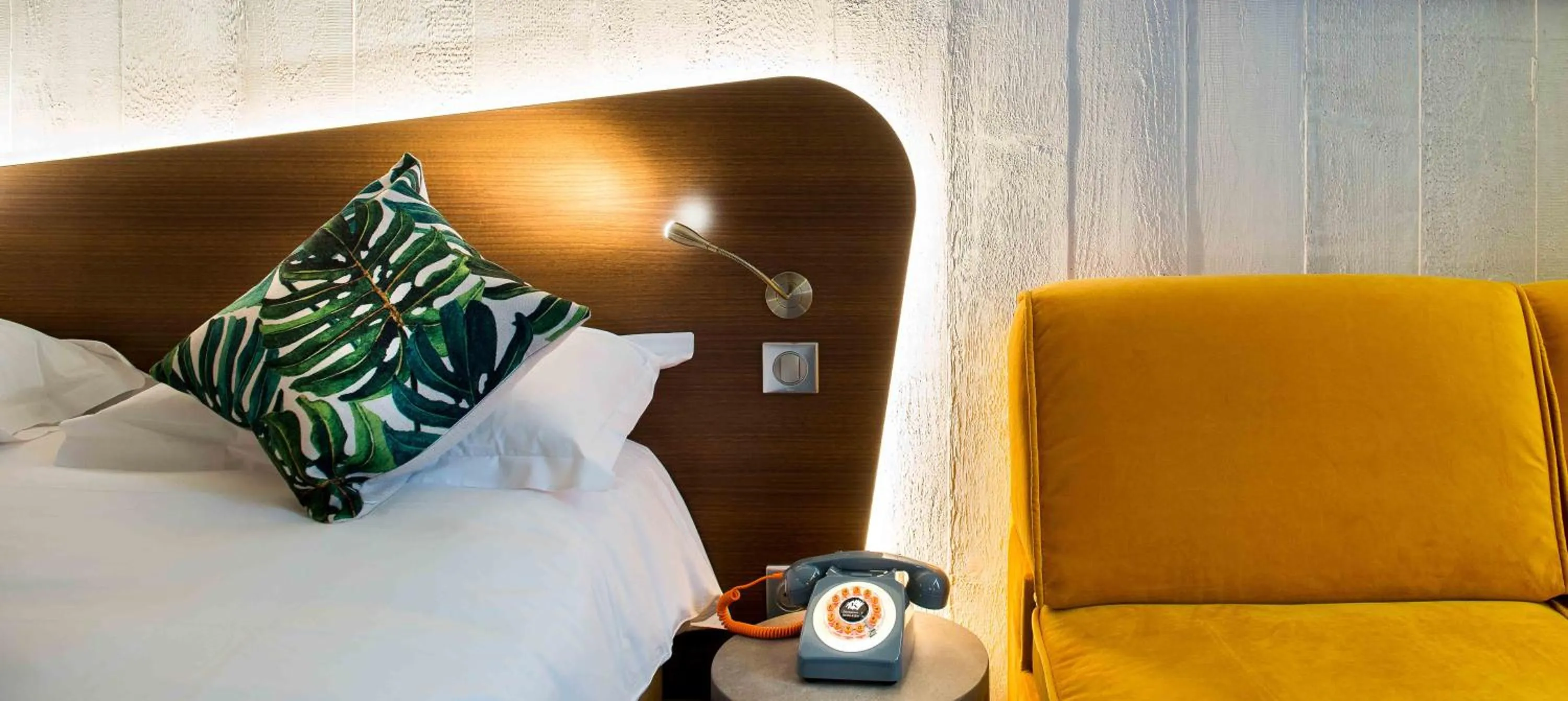 Bedroom, Bed in KOPSTER Hotel Lyon Groupama Stadium