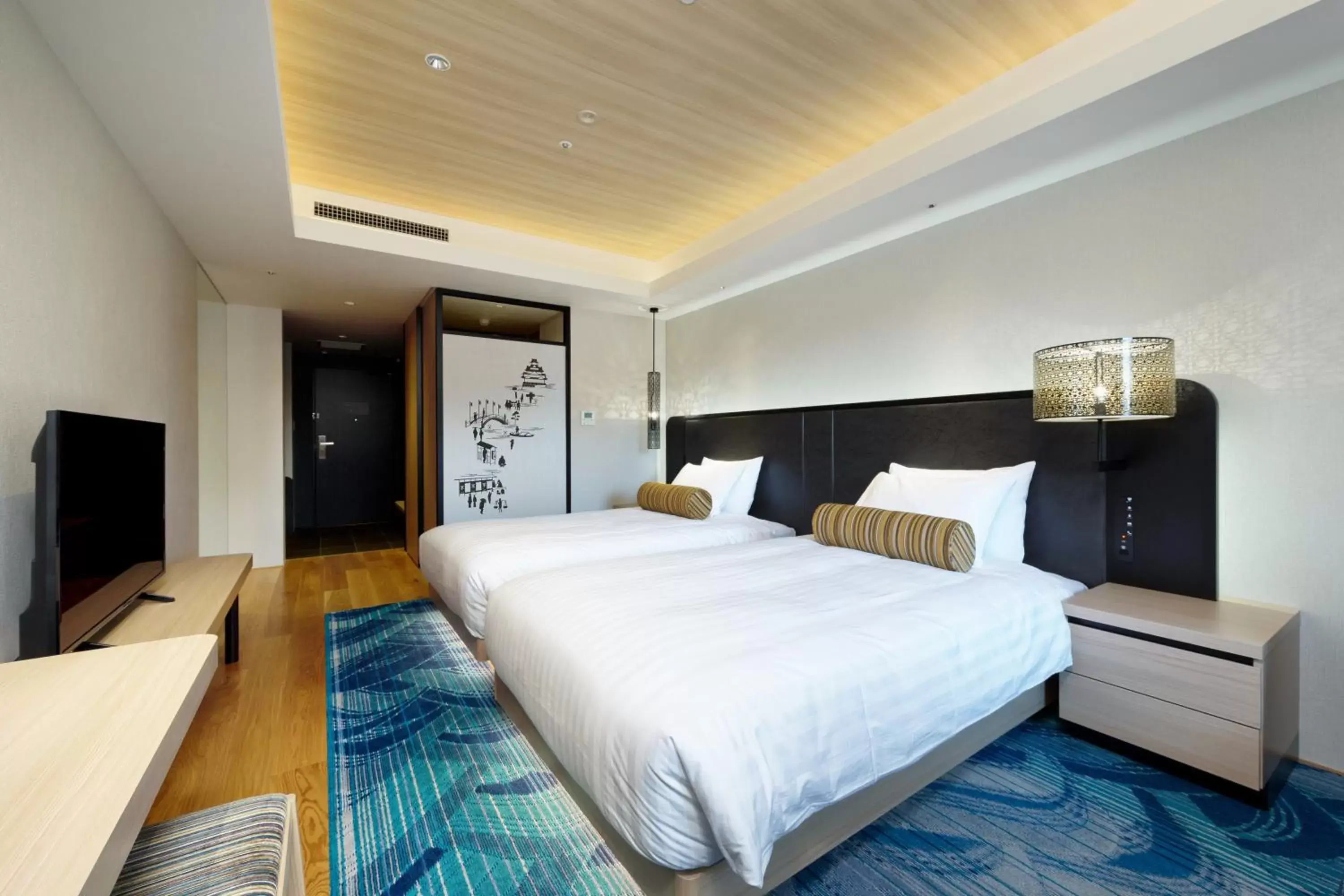 Photo of the whole room, Bed in Osaka Excel Hotel Tokyu Photo of the whole room, Bed in Osaka Excel Hotel Tokyu