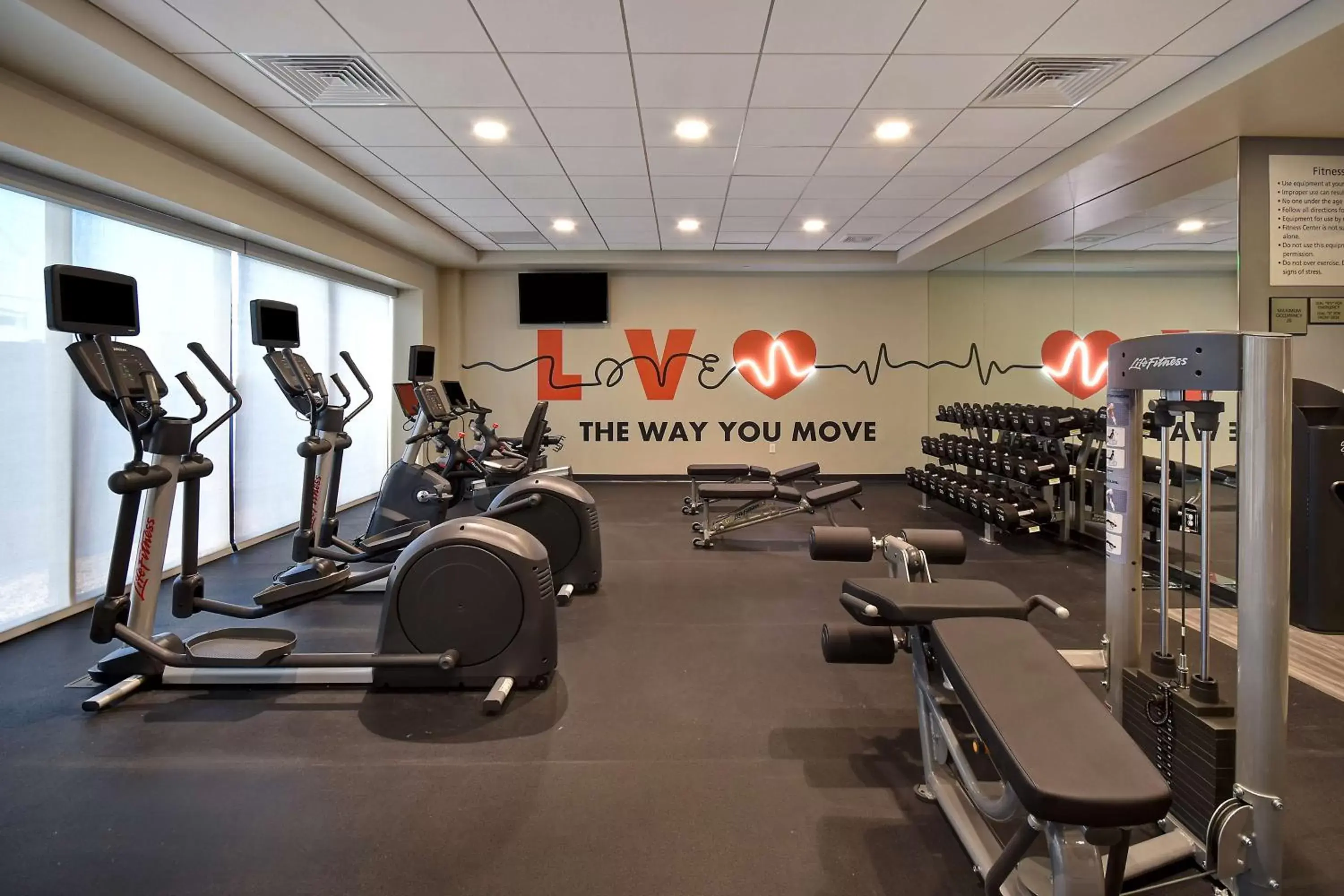 Fitness centre/facilities, Fitness Center/Facilities in Hampton Inn & Suites Las Vegas Convention Center - No Resort Fee