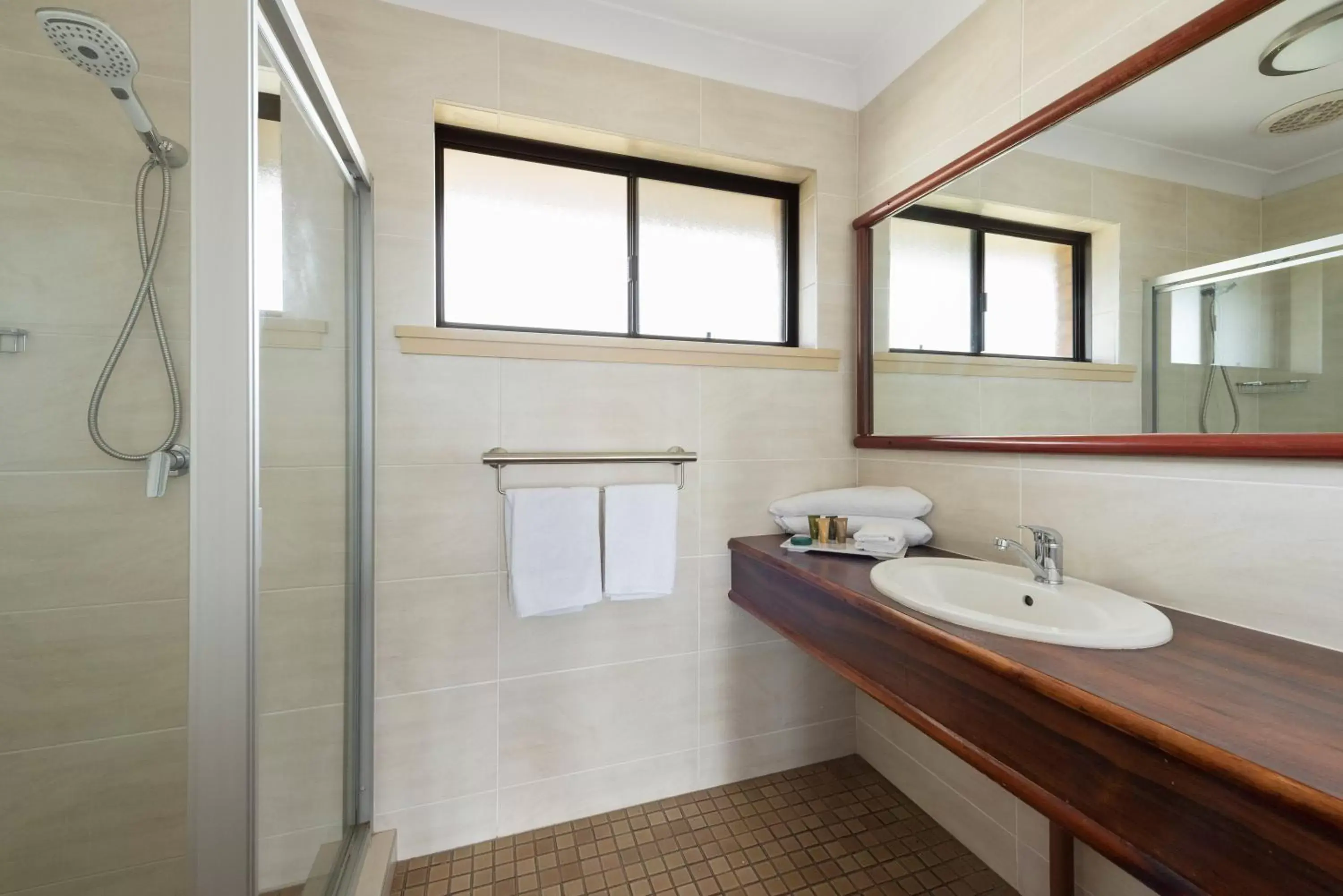 Shower, Bathroom in Bomaderry Motor Inn