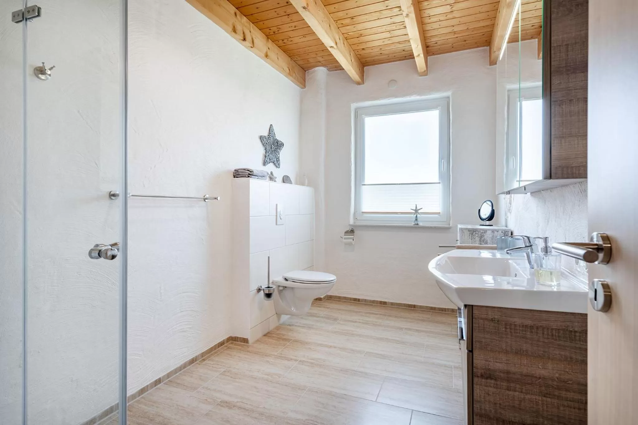 Shower in Villa Moorstern am Badesee Tannenhausen