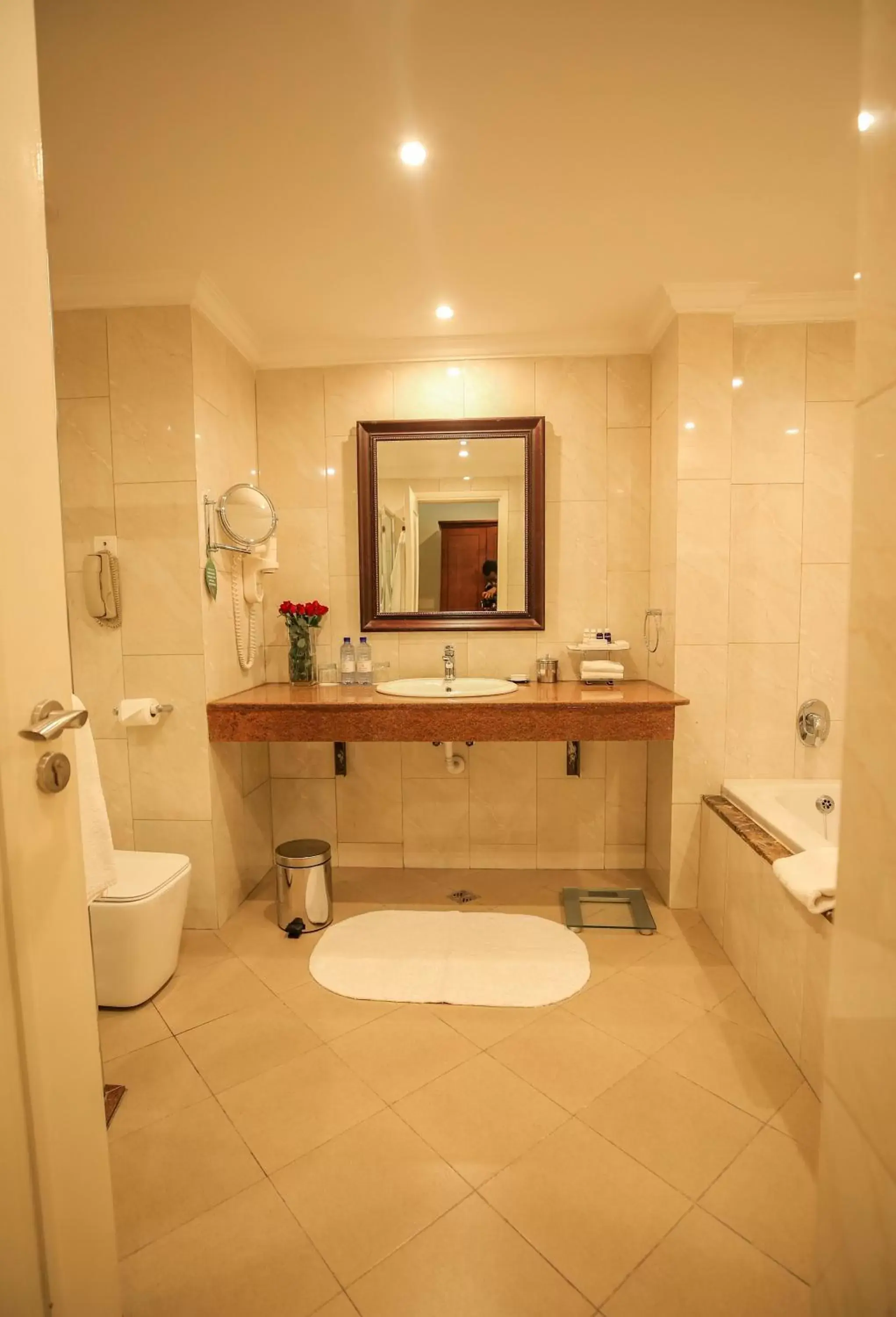 Bathroom in Kigali Serena Hotel