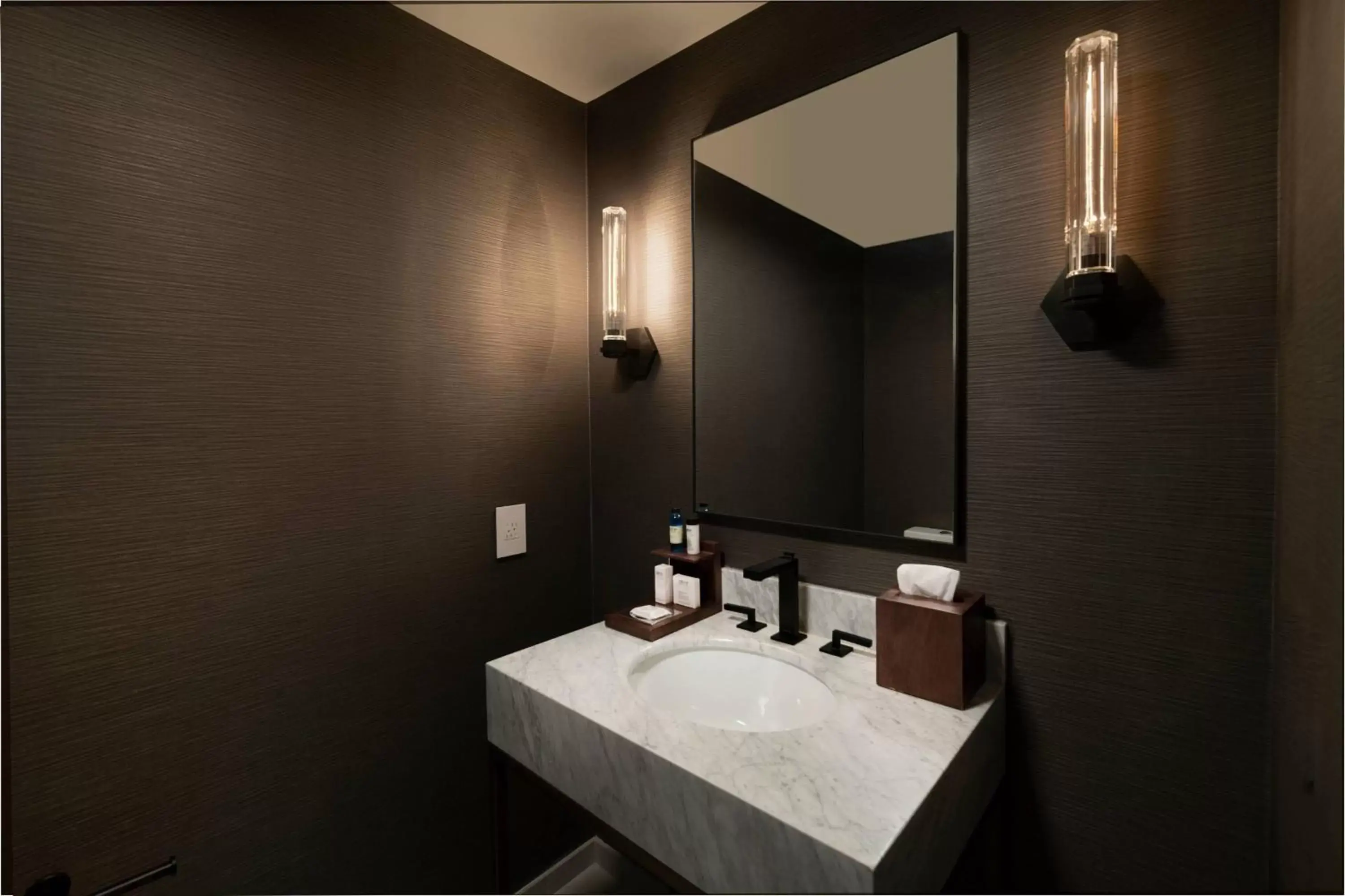 Bathroom in The Row Hotel at Assembly Row, Autograph Collection Bathroom in The Row Hotel at Assembly Row, Autograph Collection