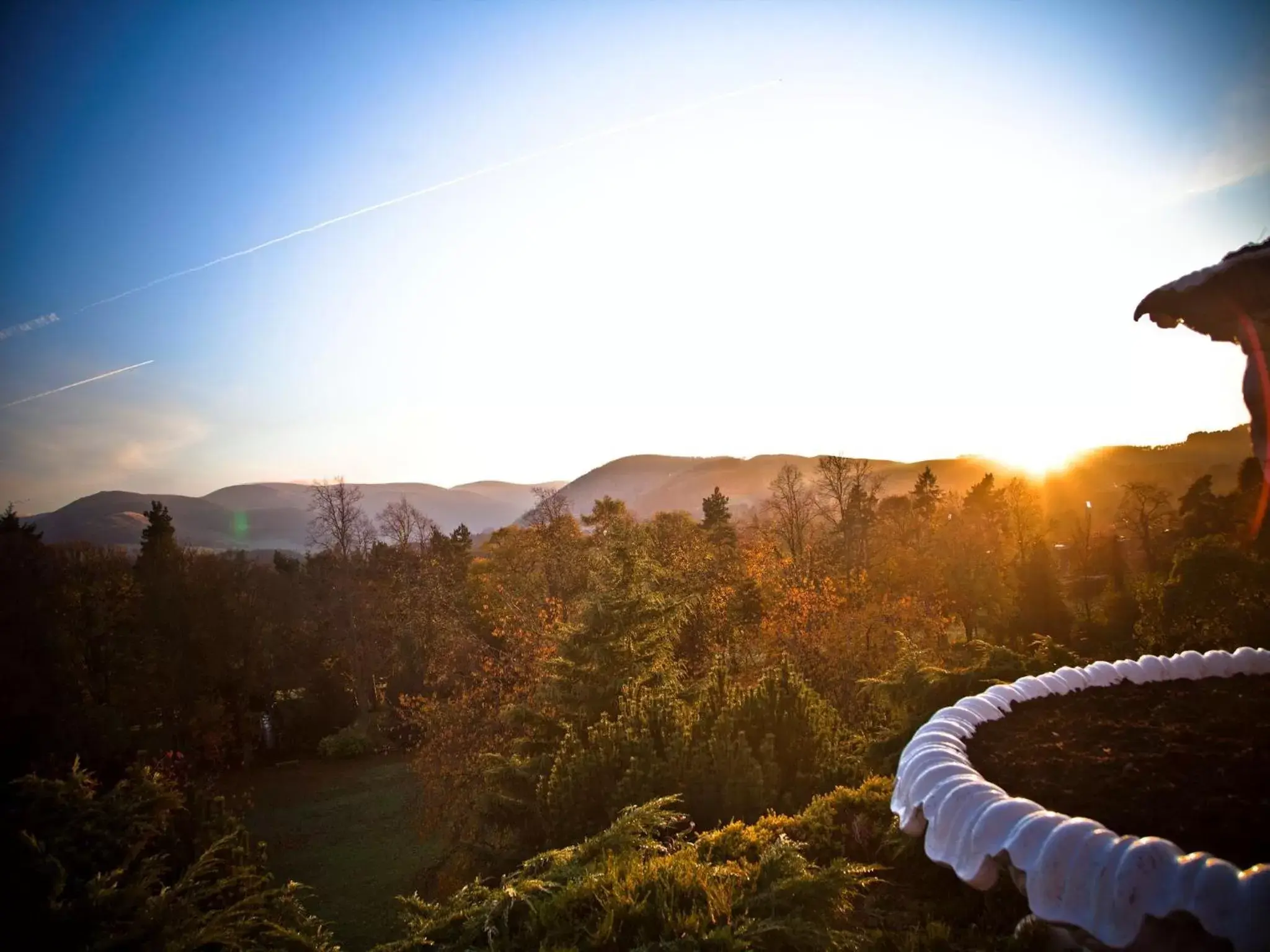 Mountain view in Peebles Hydro Mountain view in Peebles Hydro