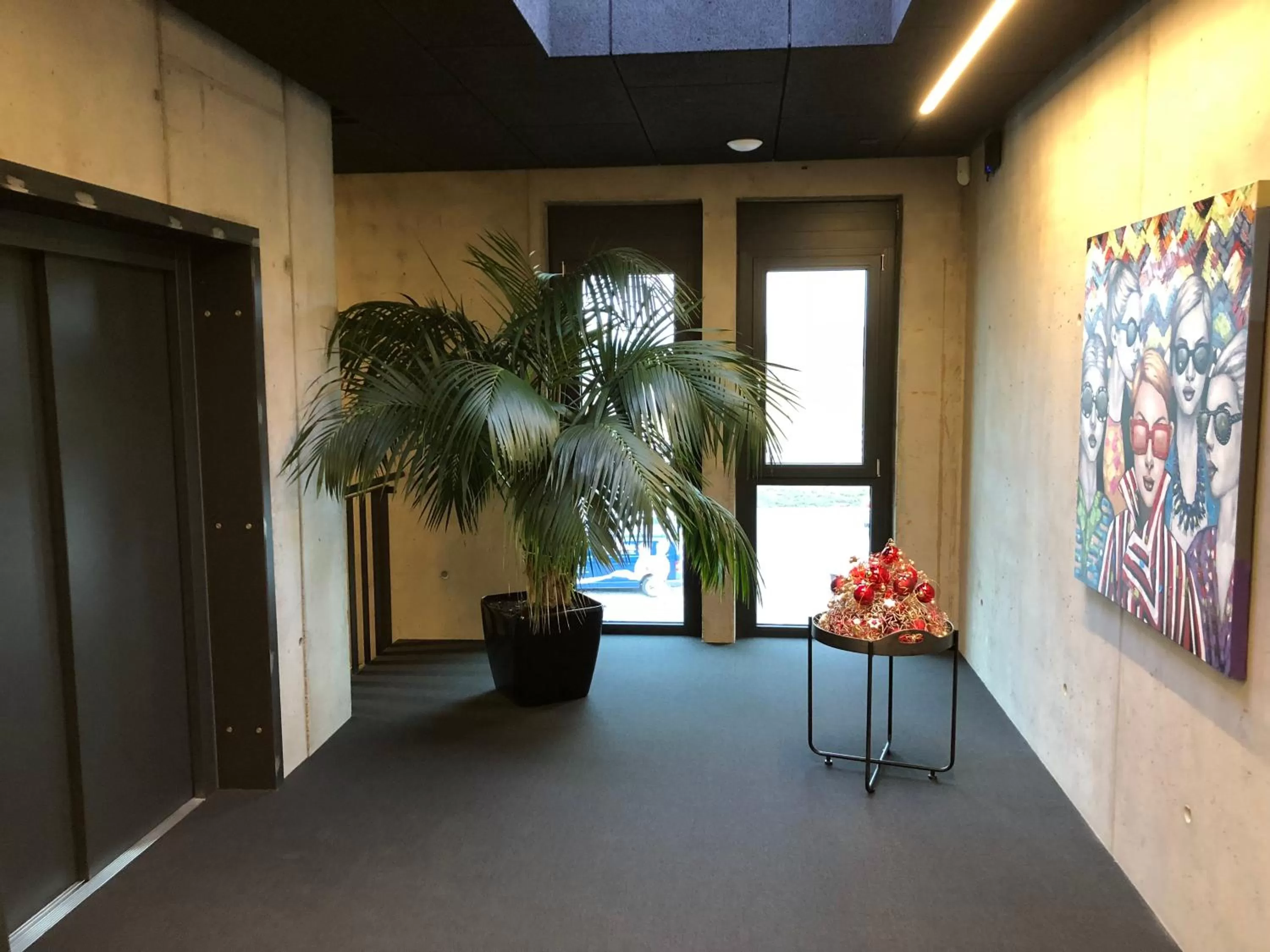 Lobby or reception in bäck stage