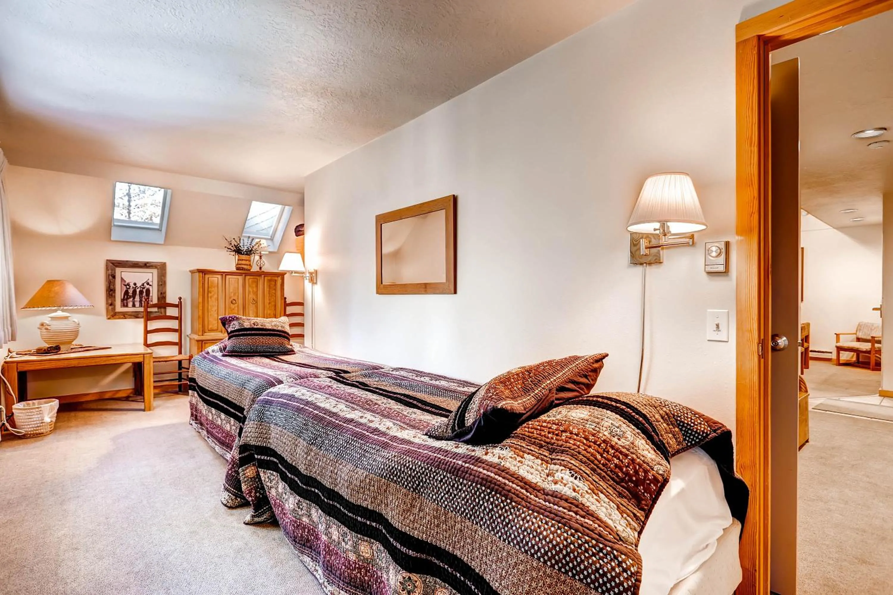 Bed in Evergreen Condominiums by Keystone Resort