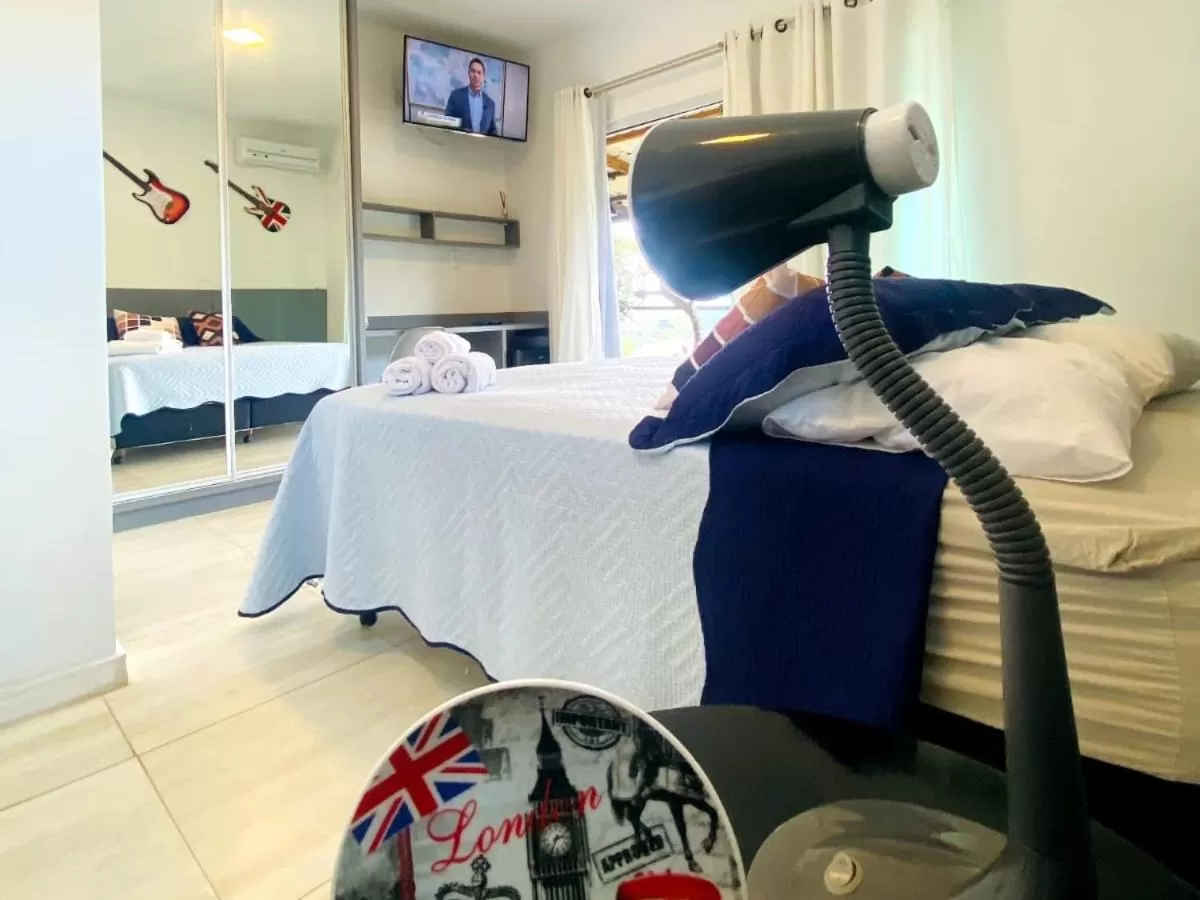 Bed in Pousada Vila de Monaco