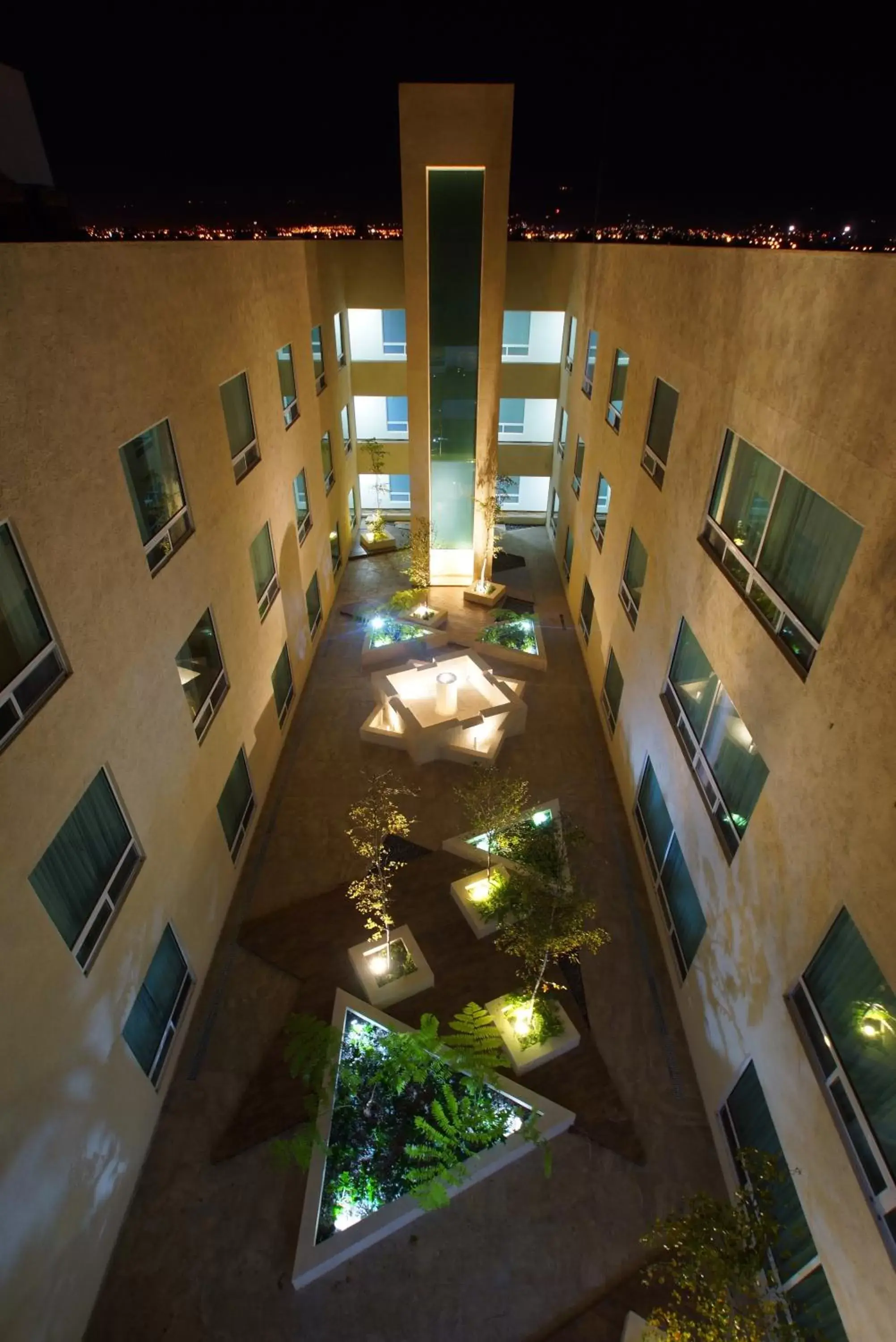 Decorative detail, Pool View in Radisson Poliforum Plaza Hotel Leon