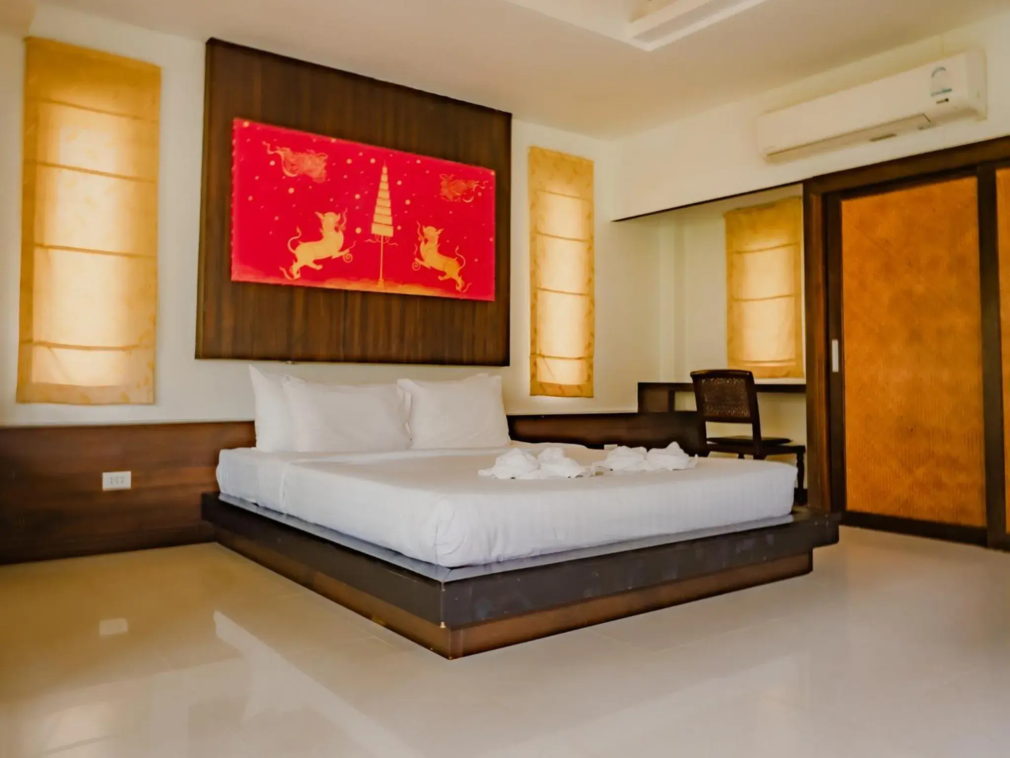 Bedroom, Bed in Am Samui Resort Taling Ngam
