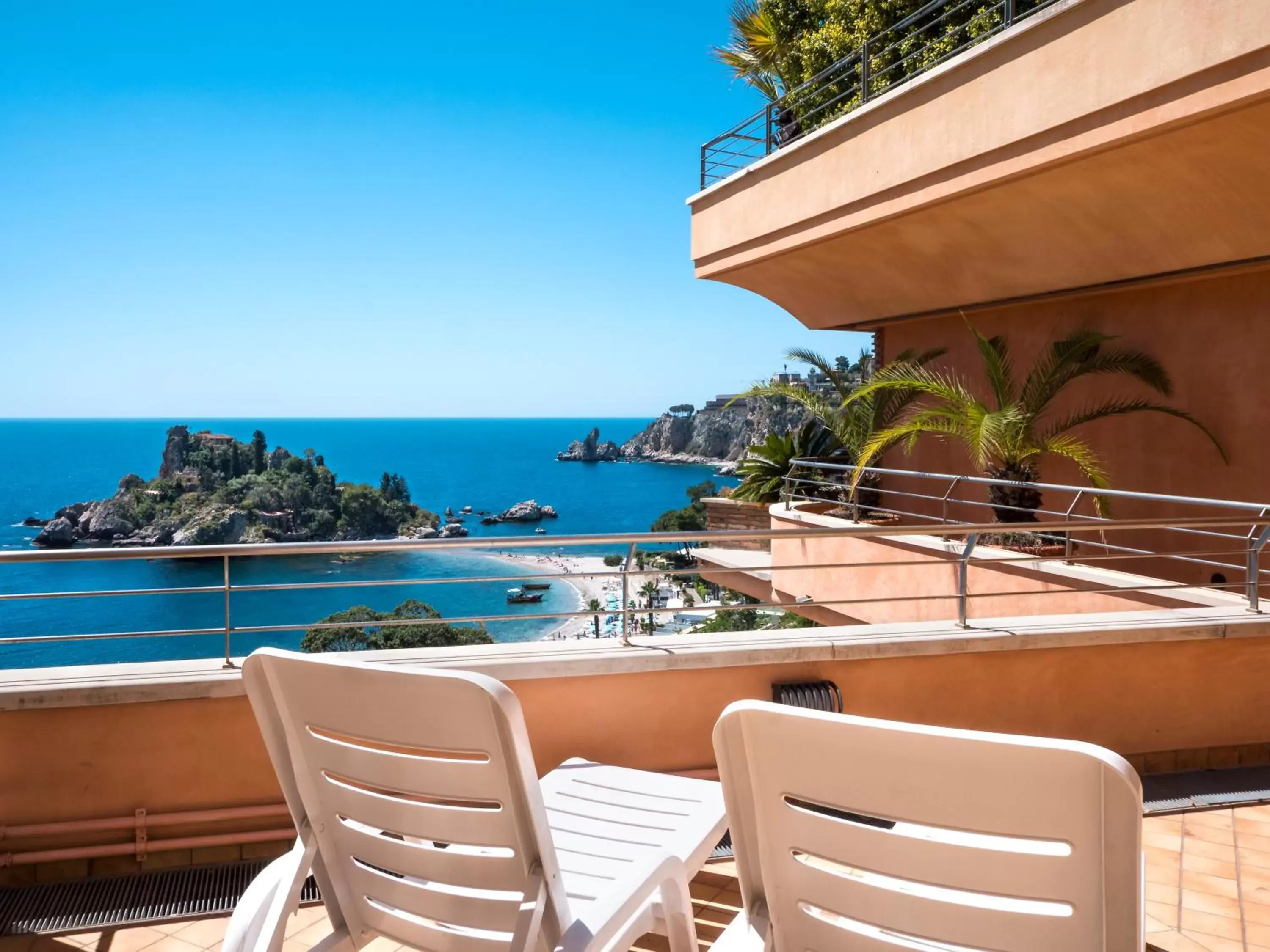 Balcony/Terrace in Taormina Panoramic Hotel