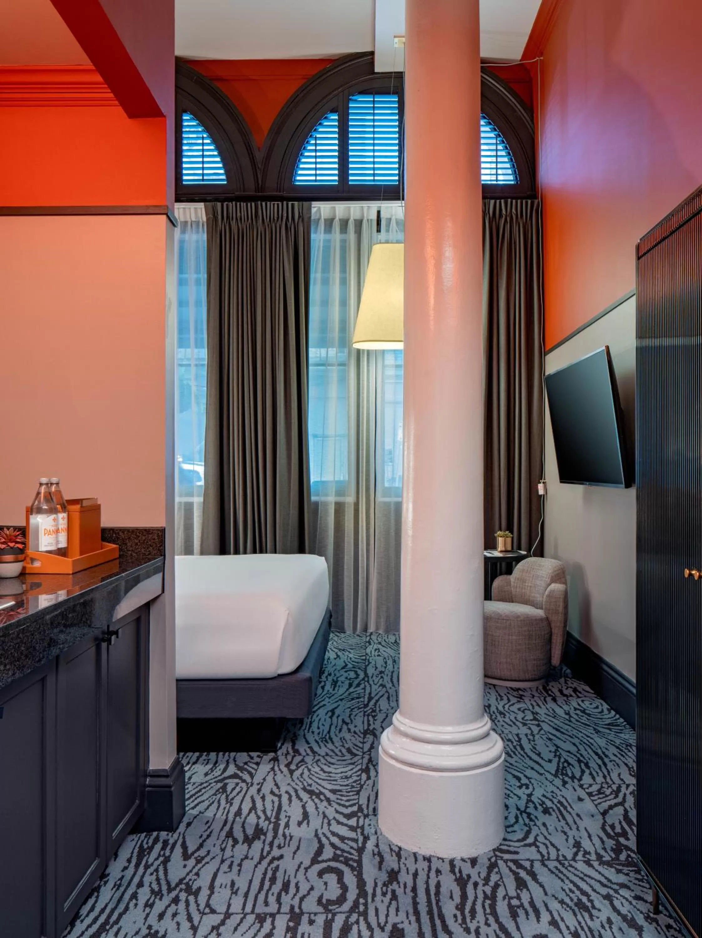 Bedroom, Bed in Pelham Hotel