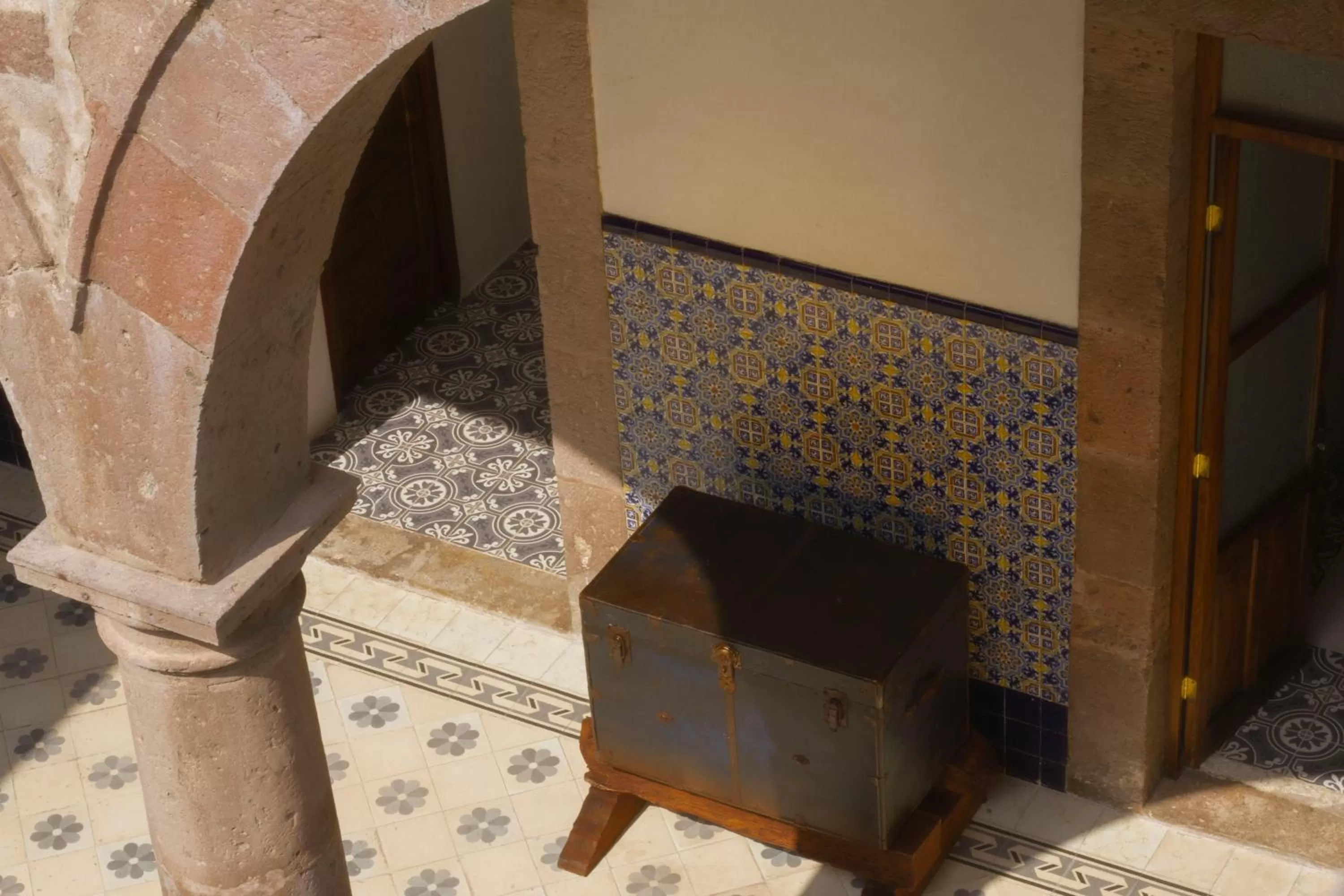 Patio in NaNa Vida Hotel Morelia