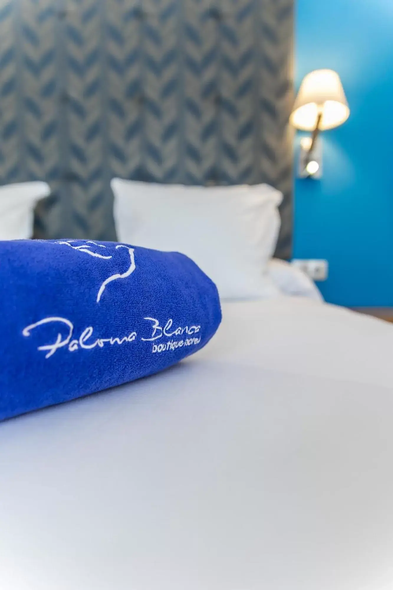 towels, Bed in Paloma Blanca Boutique Hotel- Adults Recommended
