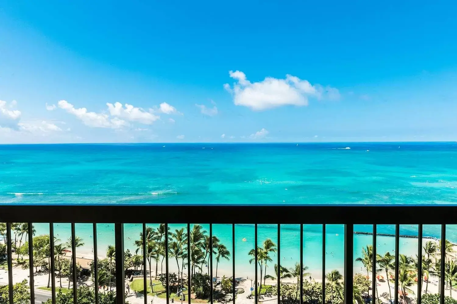 Patio, Sea View in Aston Waikiki Beach Tower