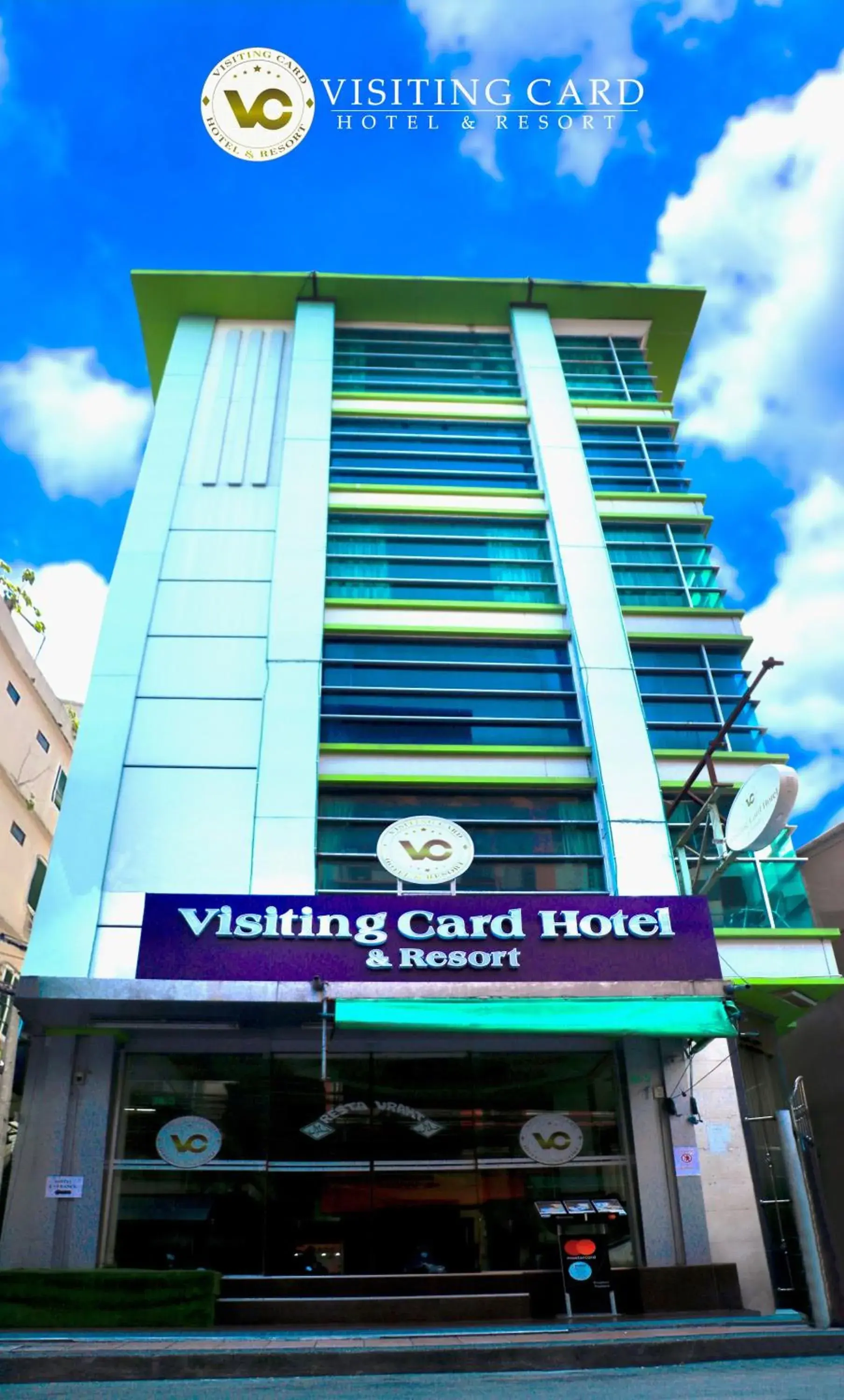 Property Building in Visiting Card Hotel & Resort