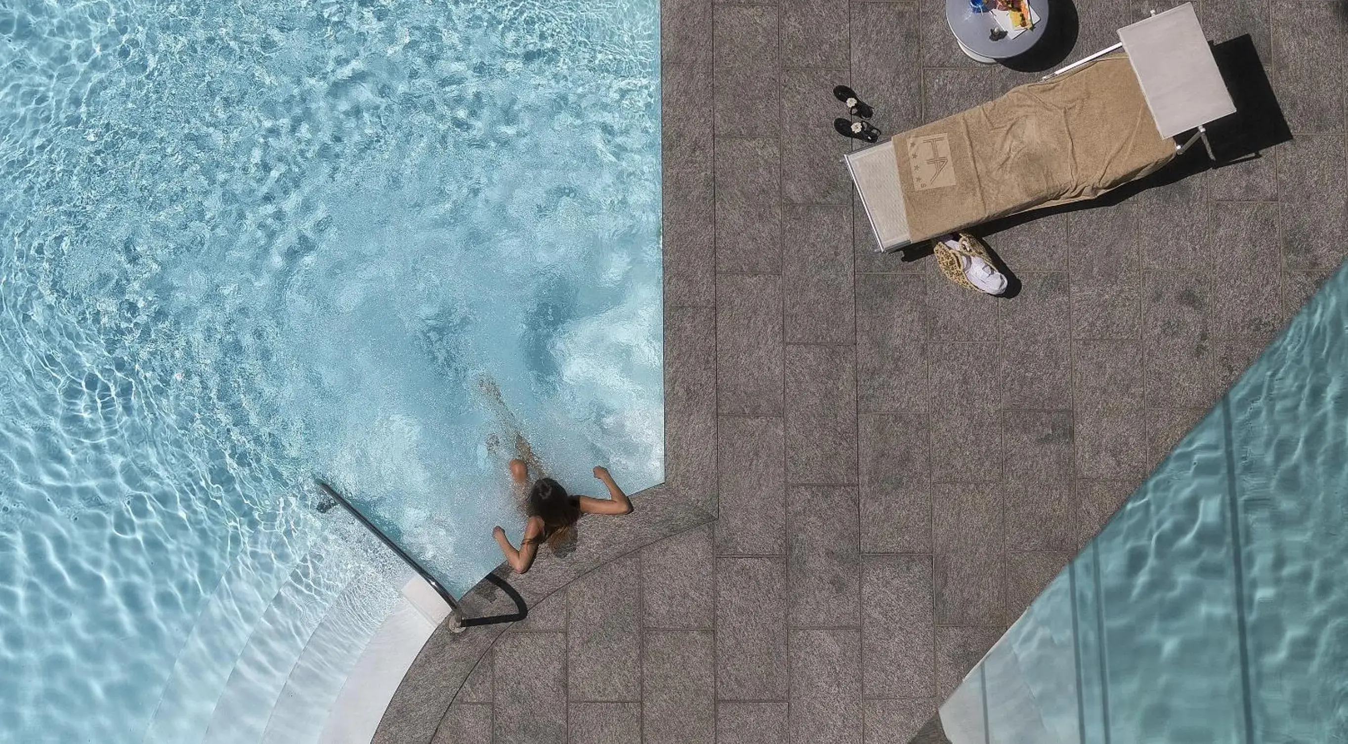 Pool view in Hotel Ambasciatori