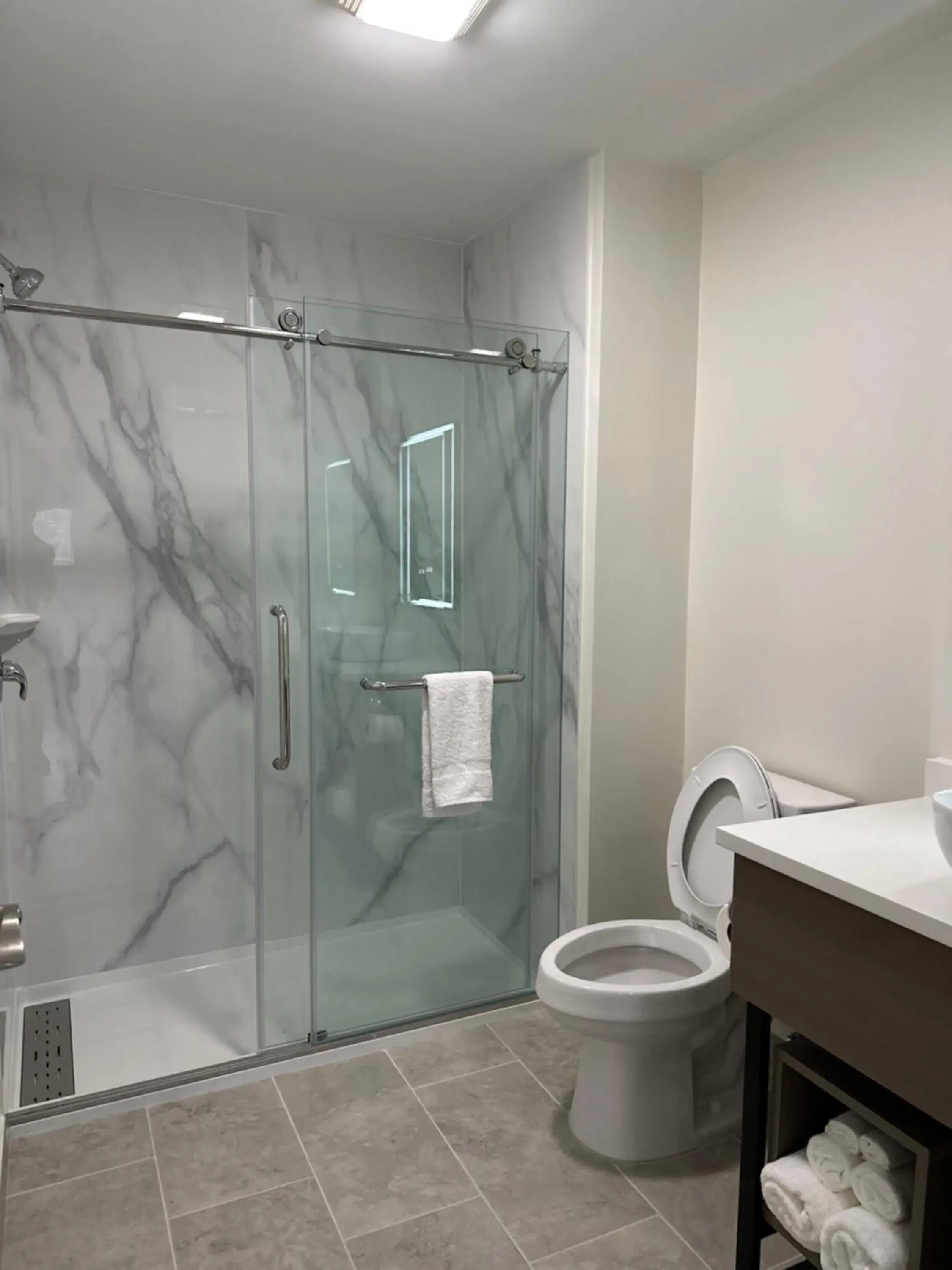 Shower, Bathroom in MainStay Suites Columbia Harbison