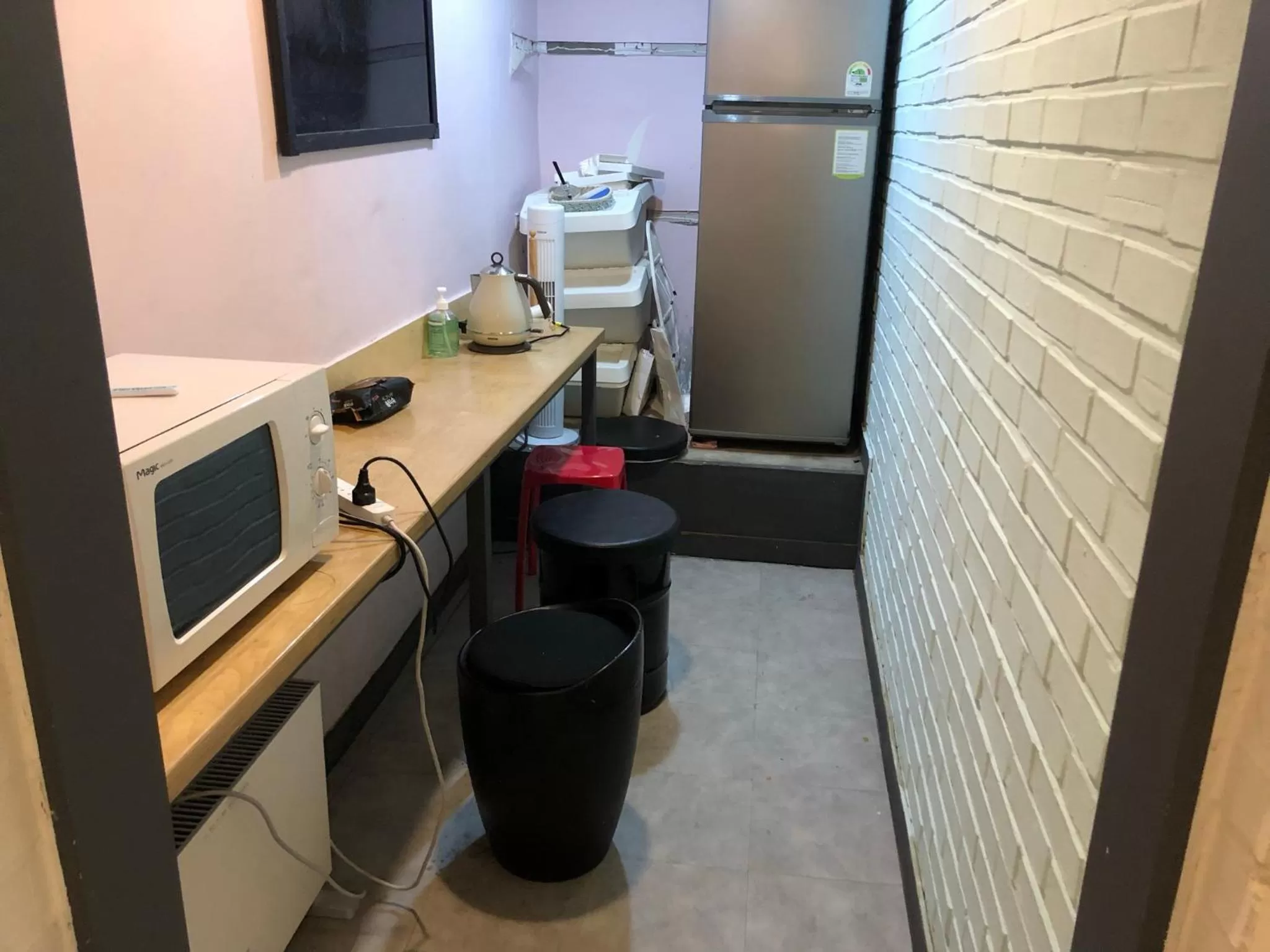 Kitchen or kitchenette in Hostel Seoul