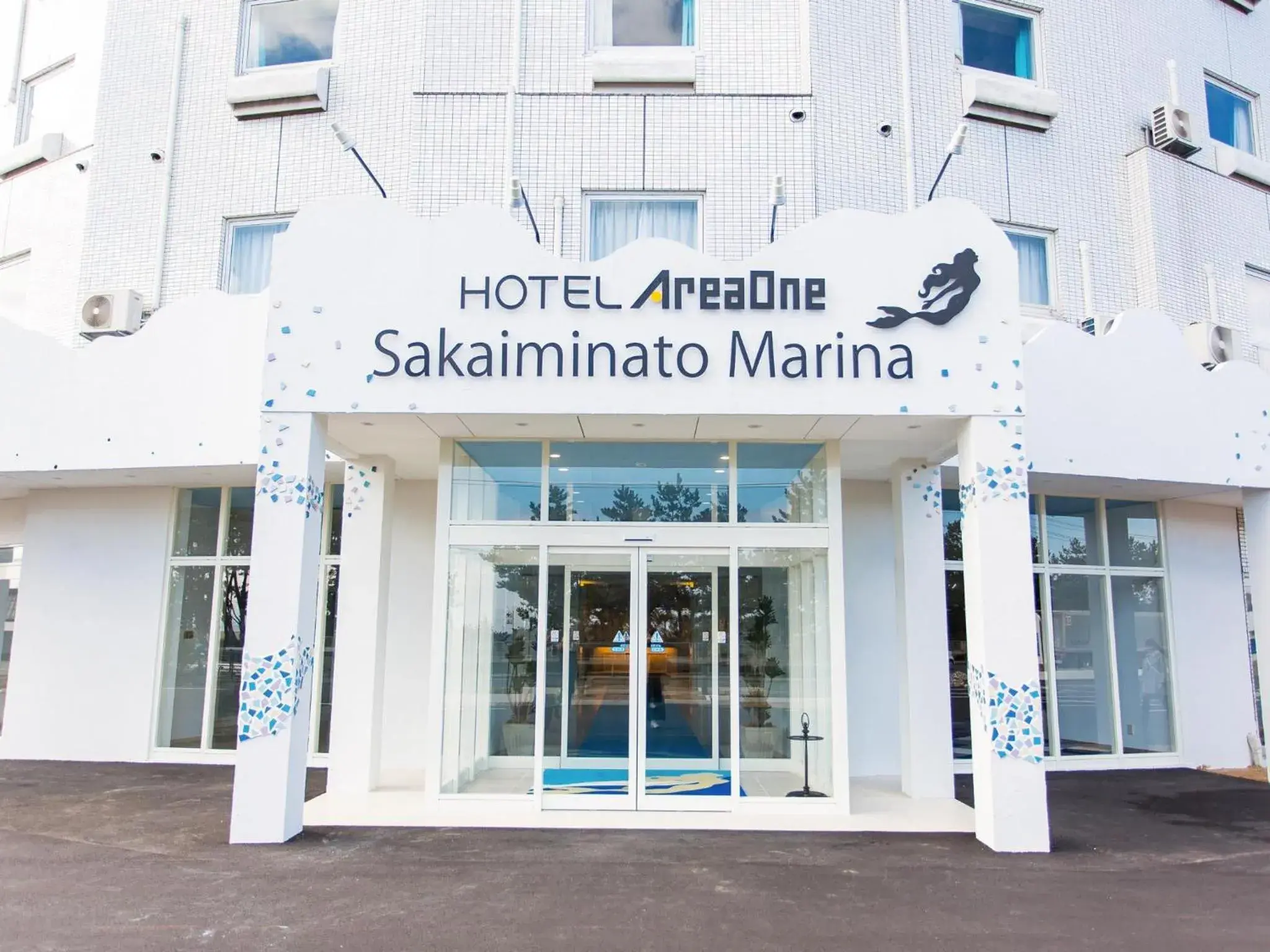 Facade/entrance in Hotel AreaOne Sakaiminato Marina