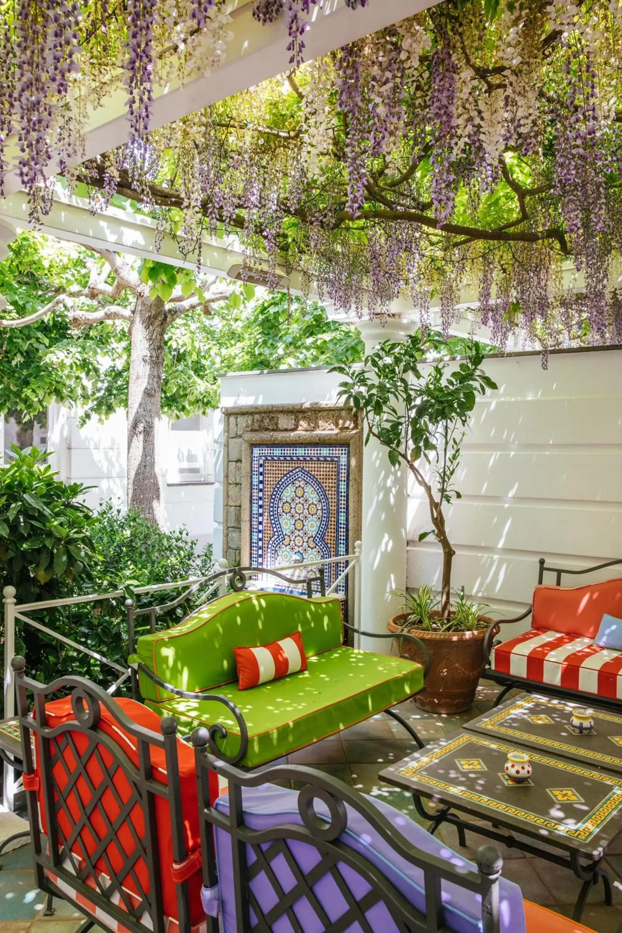 Patio in Boutique Hotel Don Alfonso 1890