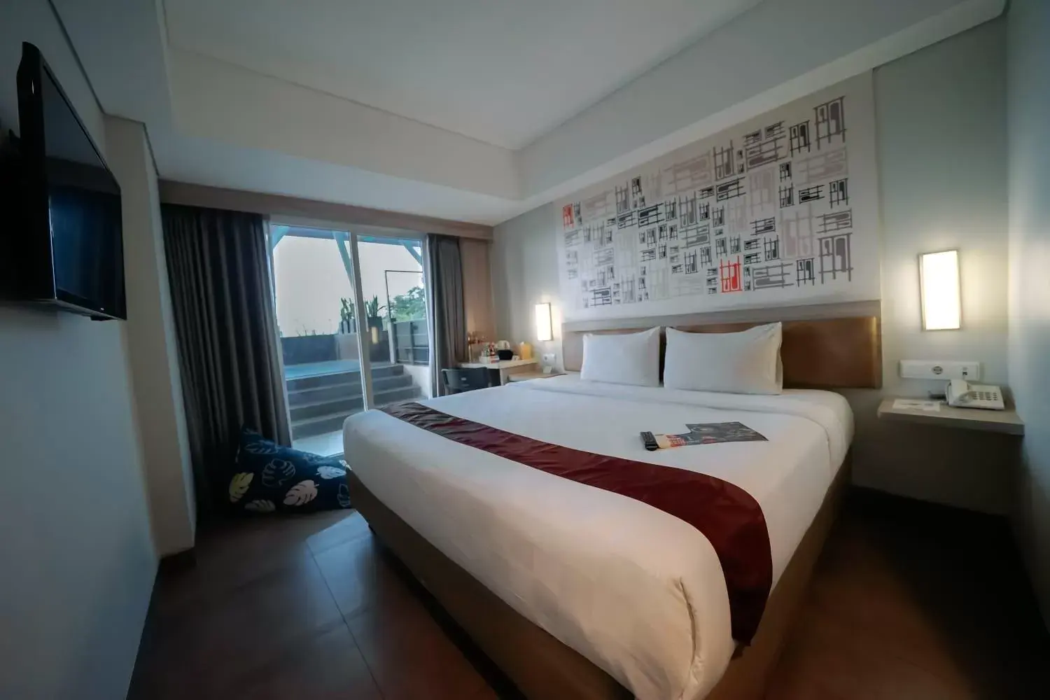 Bed in Grand Cordela Hotel Bandung