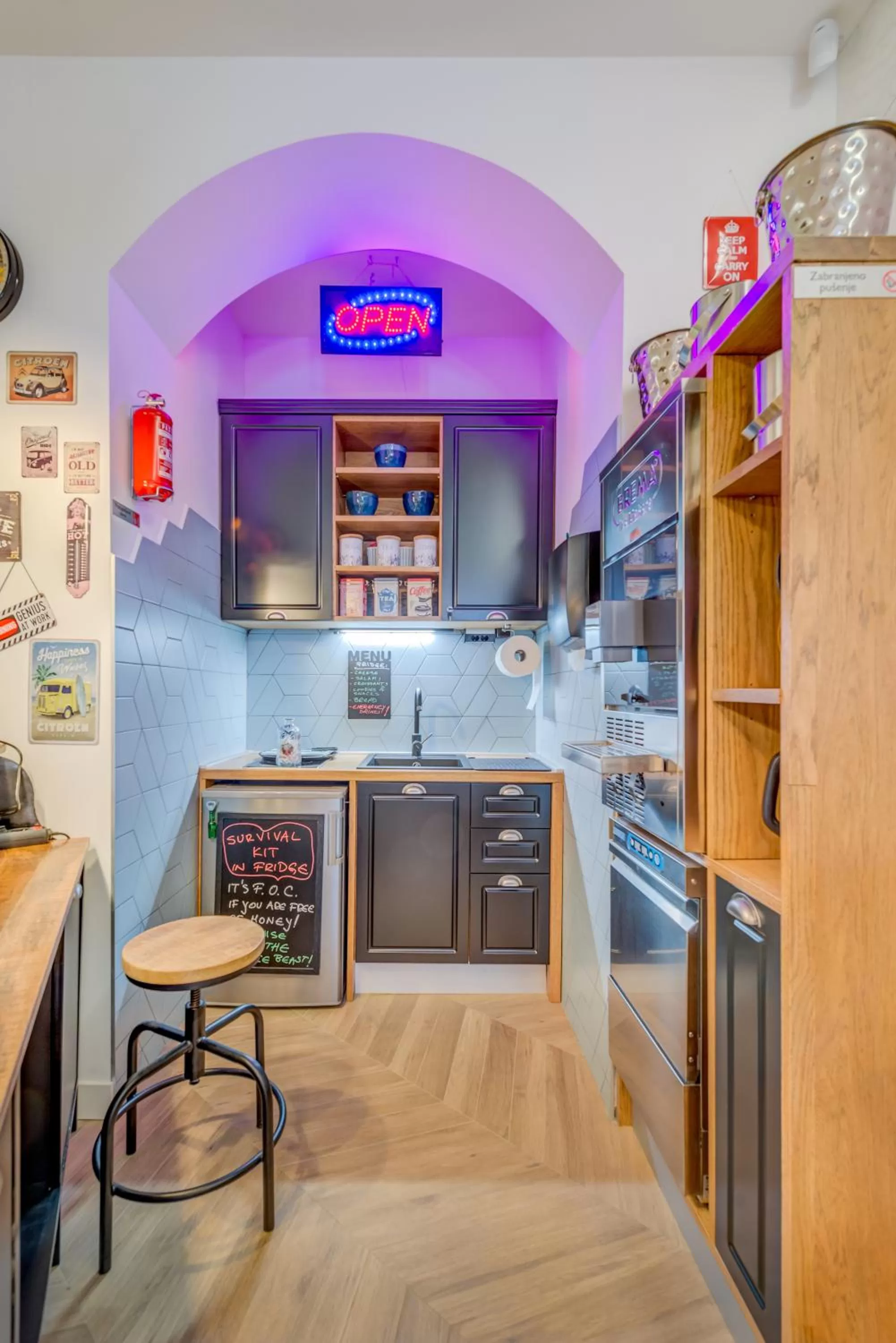 Kitchen or kitchenette in Casa Costabella