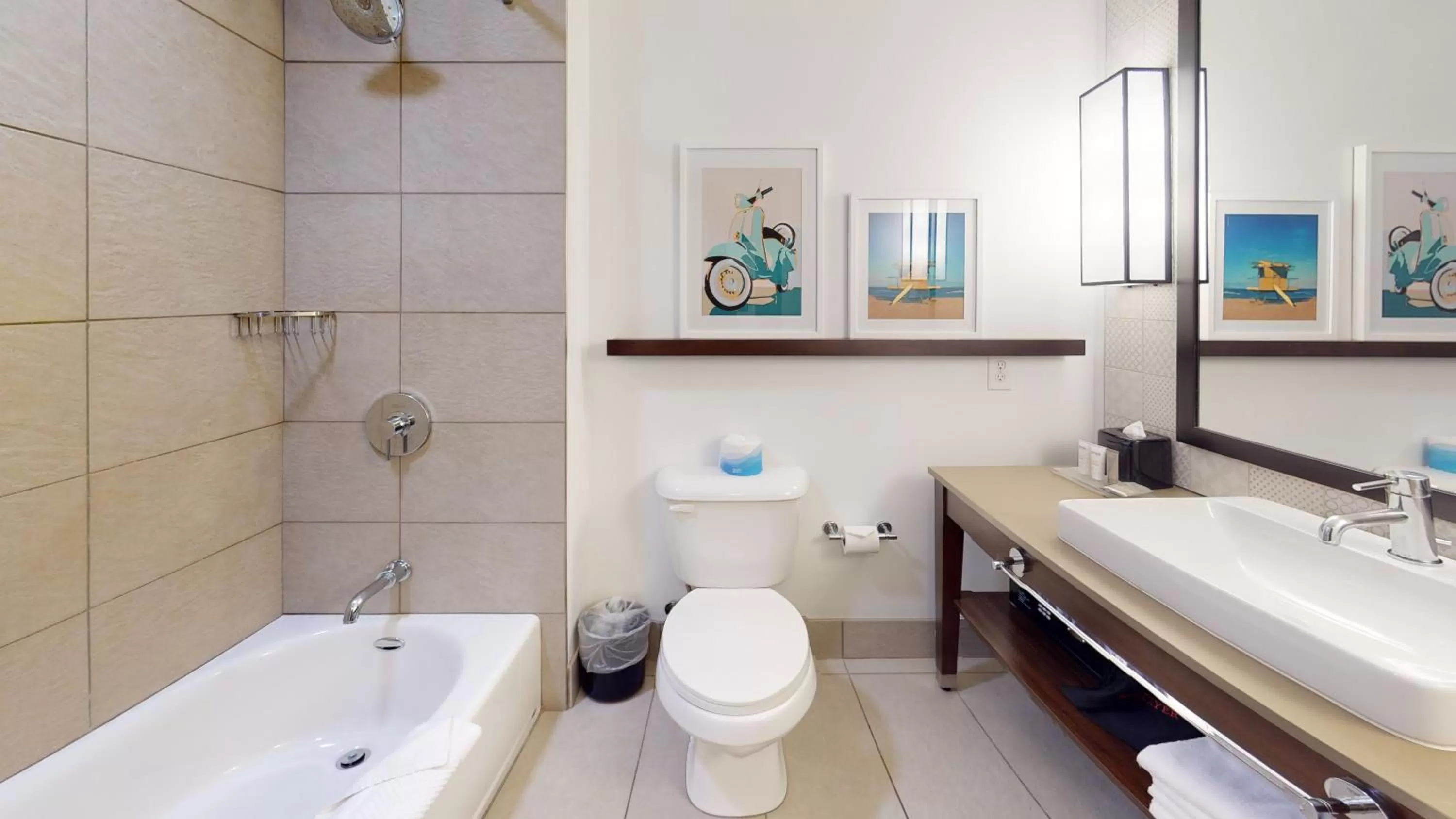 Bathroom in SunCoast Hotel Anaheim, Tapestry Collection by Hilton