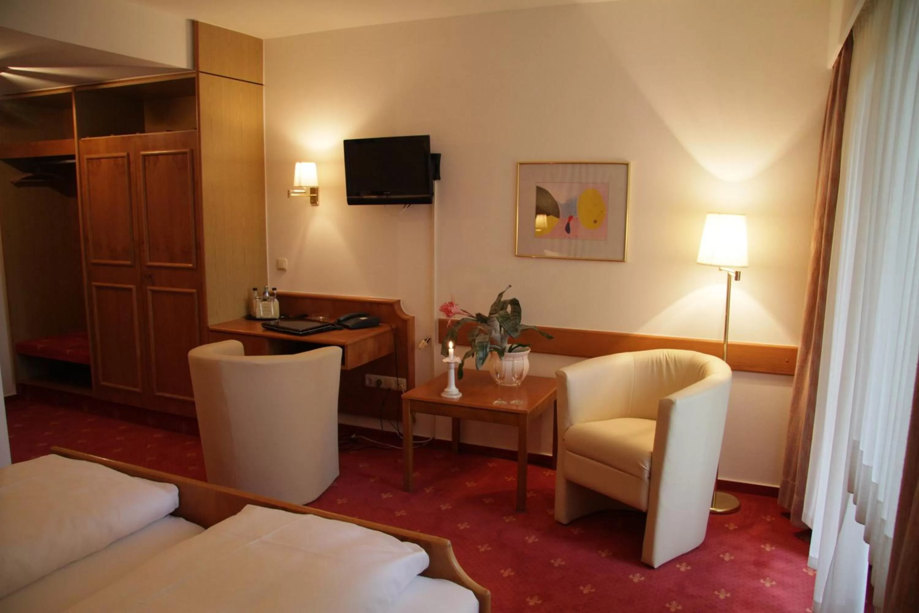 Bedroom, Bed in Hotel Büchner Garni