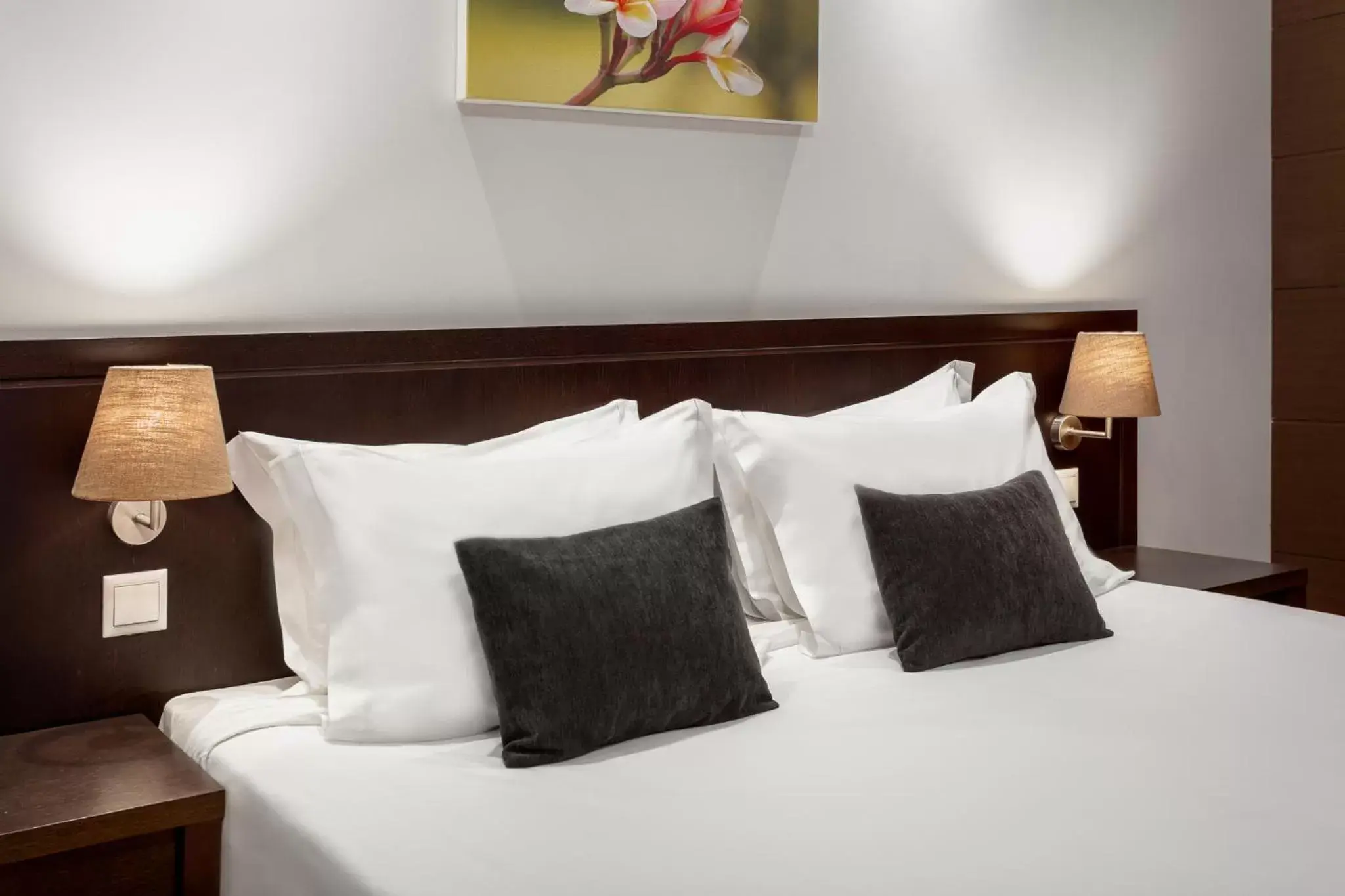 Bed in Hotel Luena