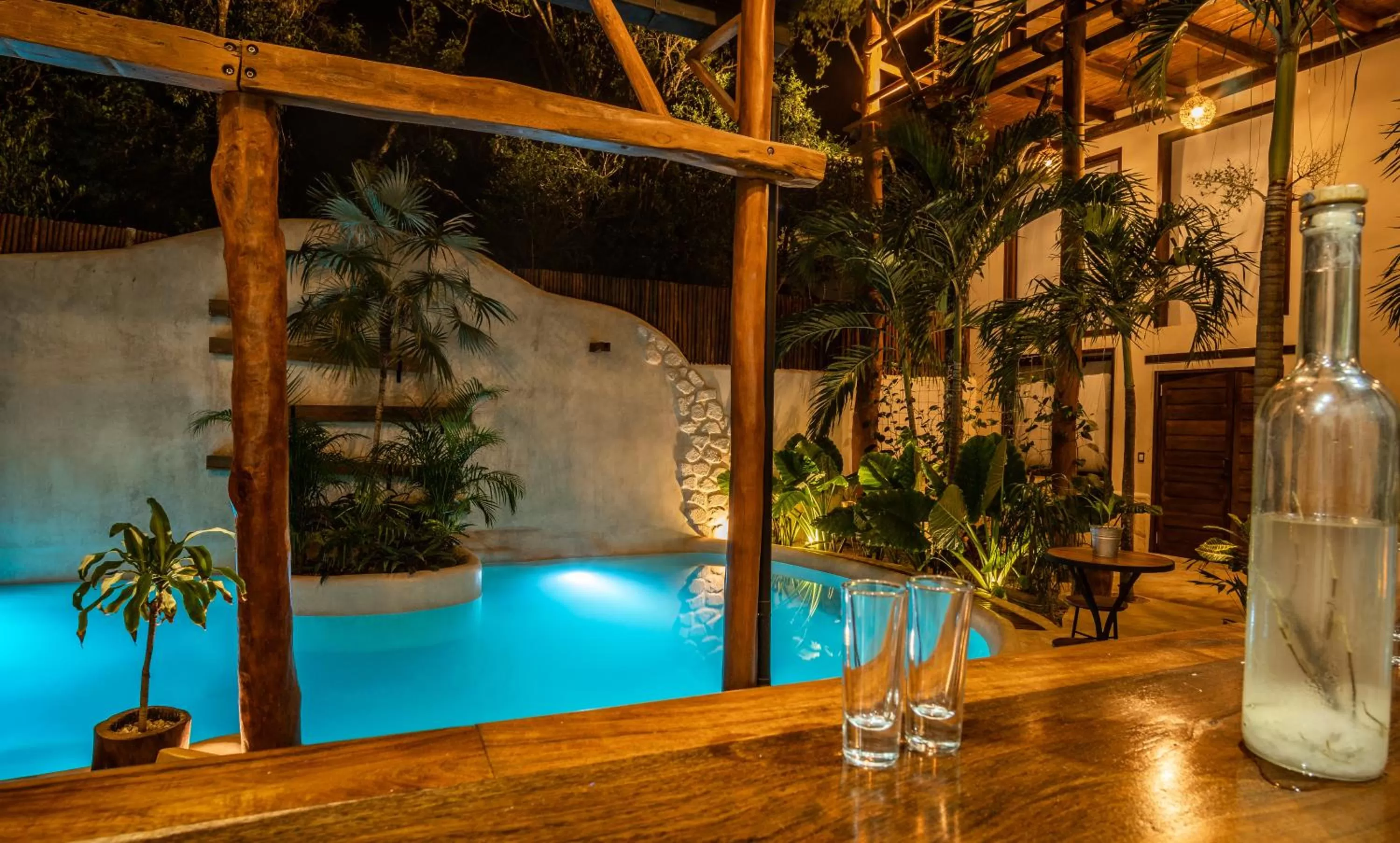 Pool view in Hotel Boutique TerraNova