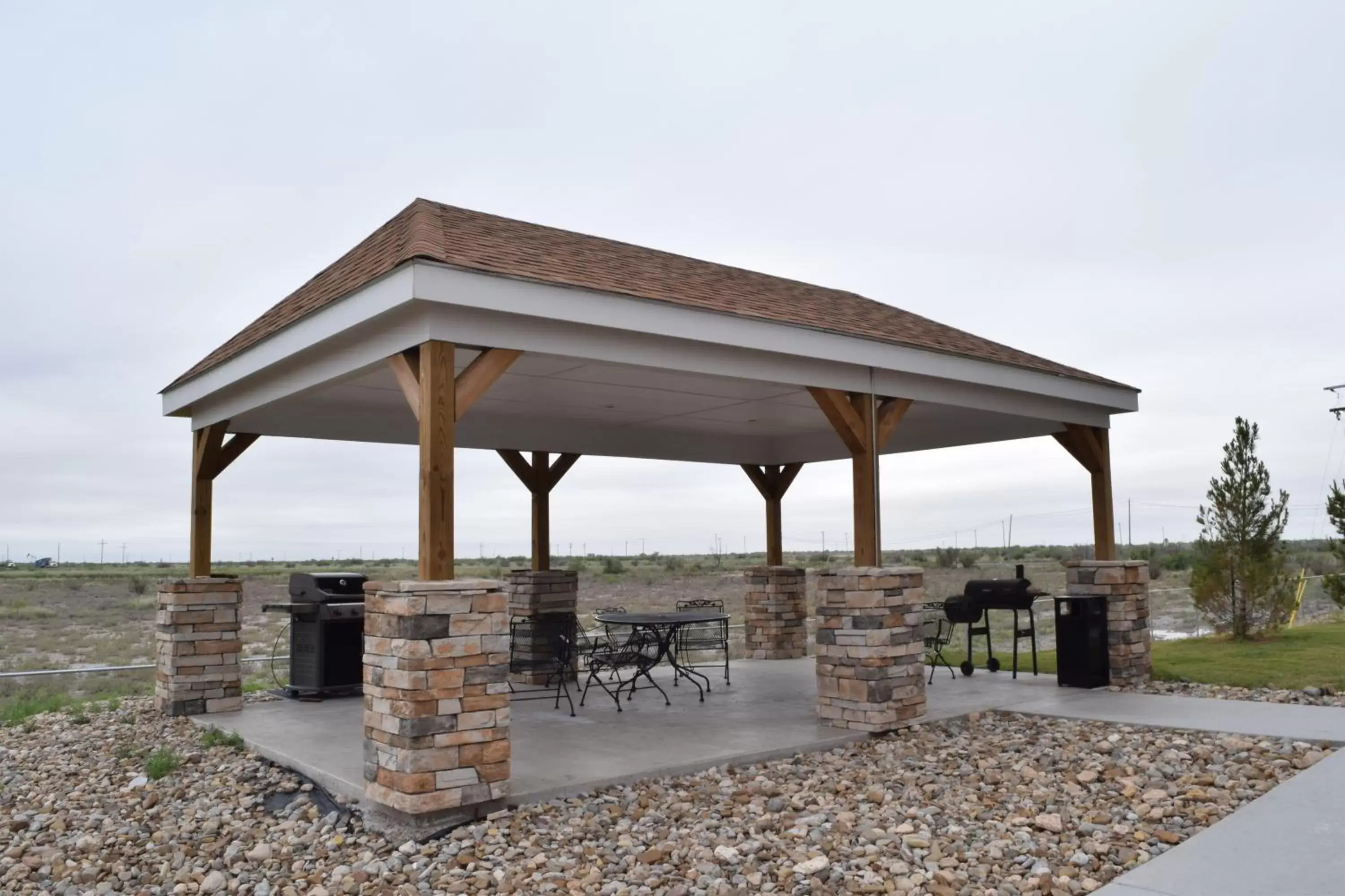 Patio in Microtel Inn and Suites Pecos