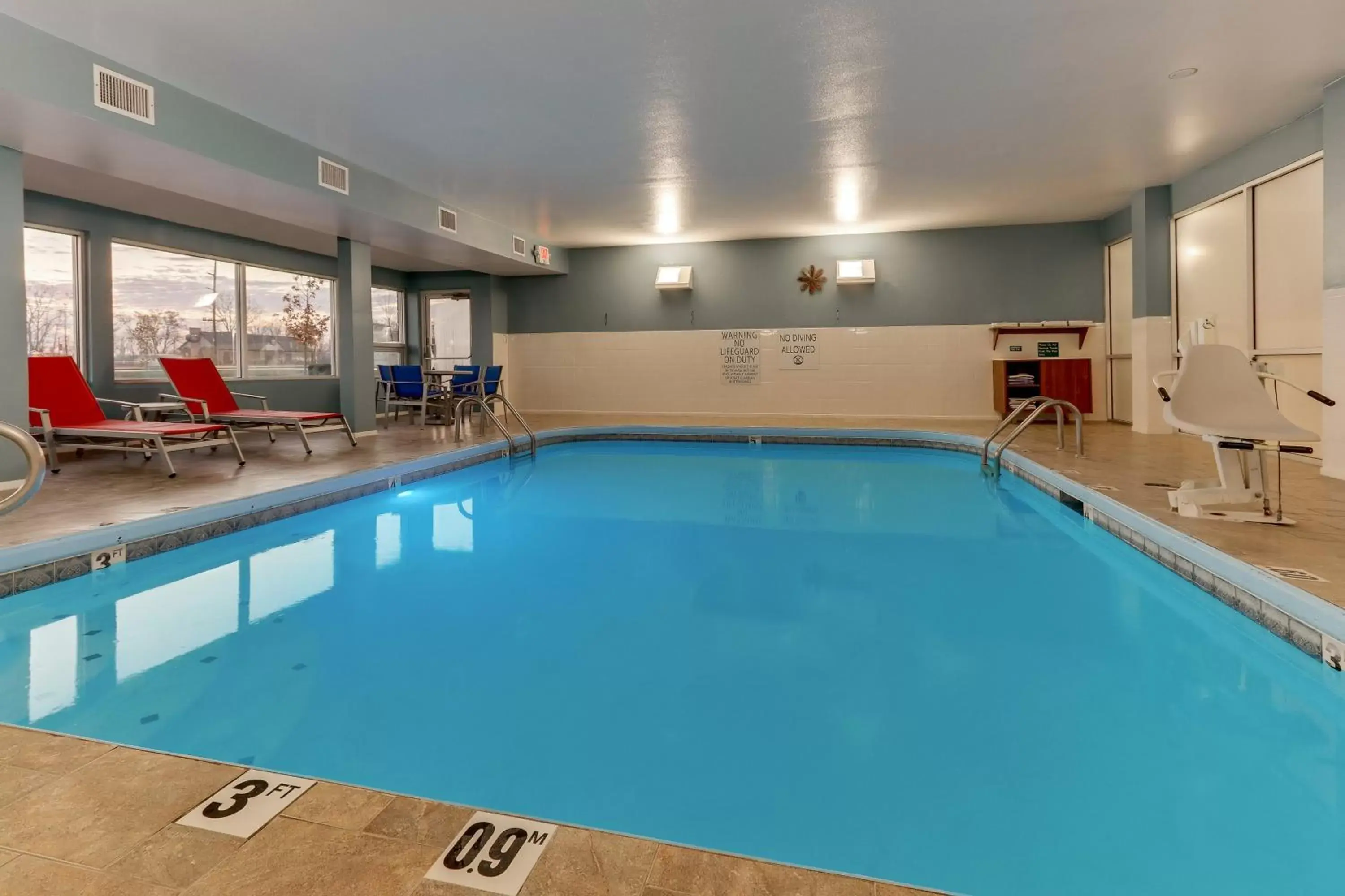 Swimming Pool in Holiday Inn Express - Cincinnati North - Monroe, an IHG Hotel