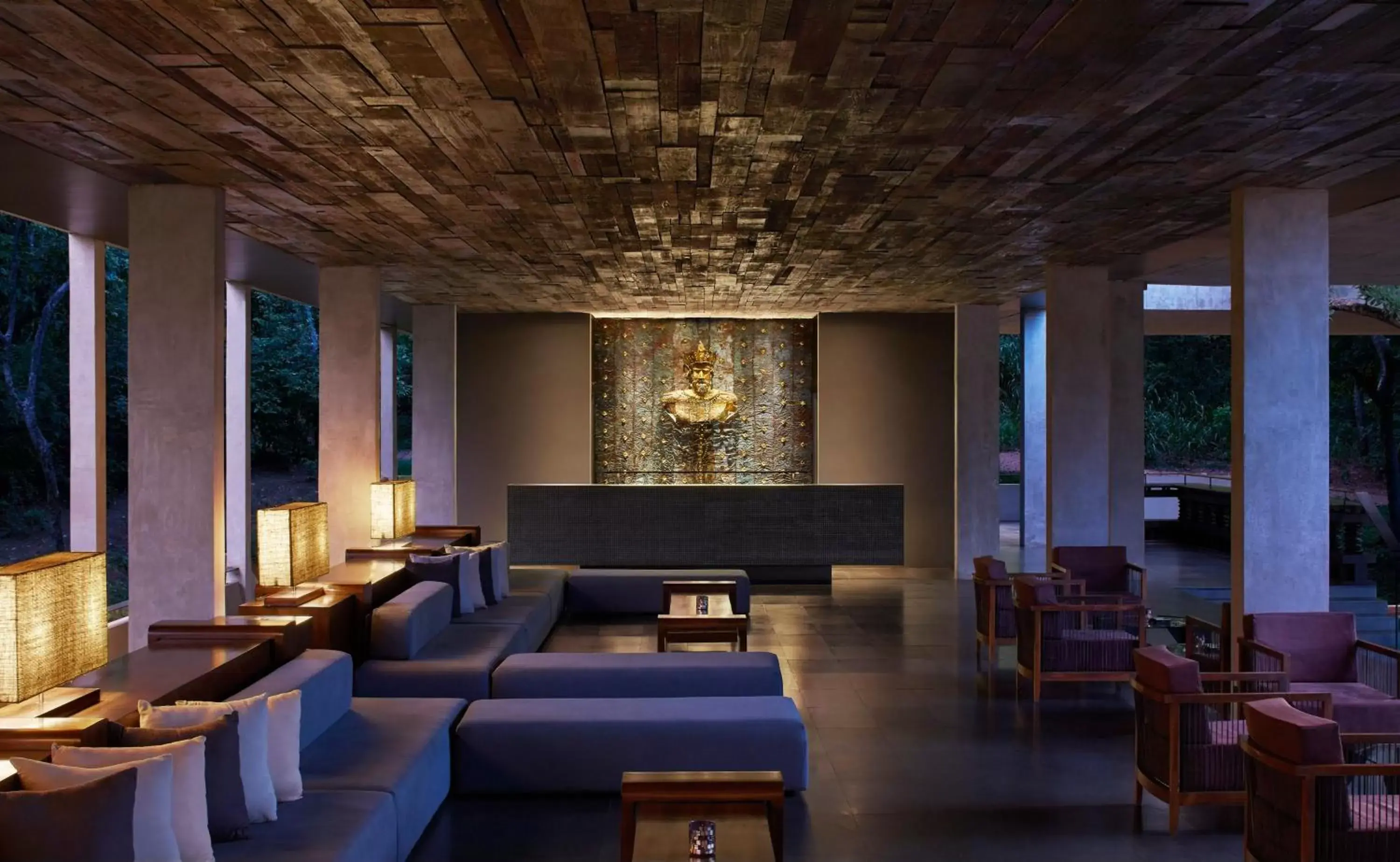 Lobby or reception in Jetwing Lake Lobby or reception in Jetwing Lake