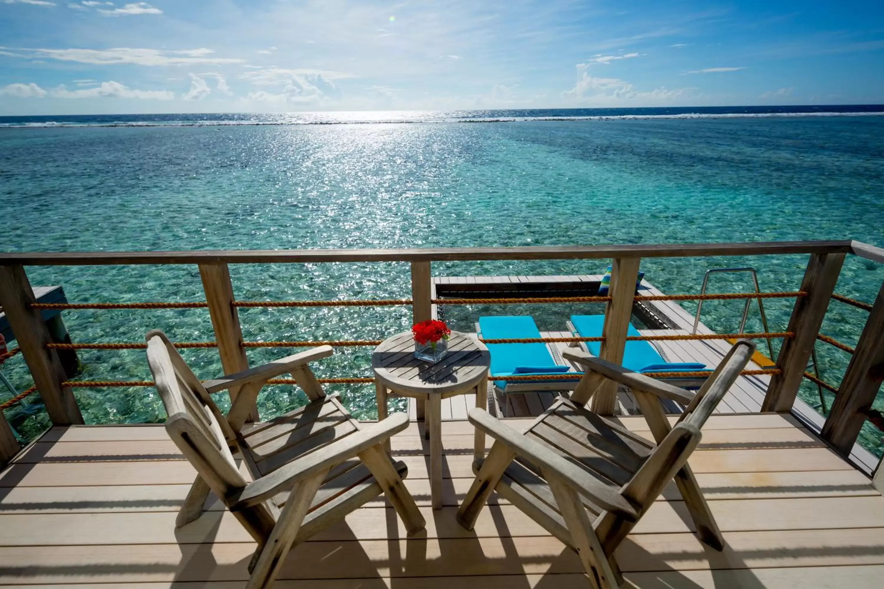 Bedroom, Sea View in Holiday Inn Resort Kandooma Maldives - Kids Stay & Eat Free