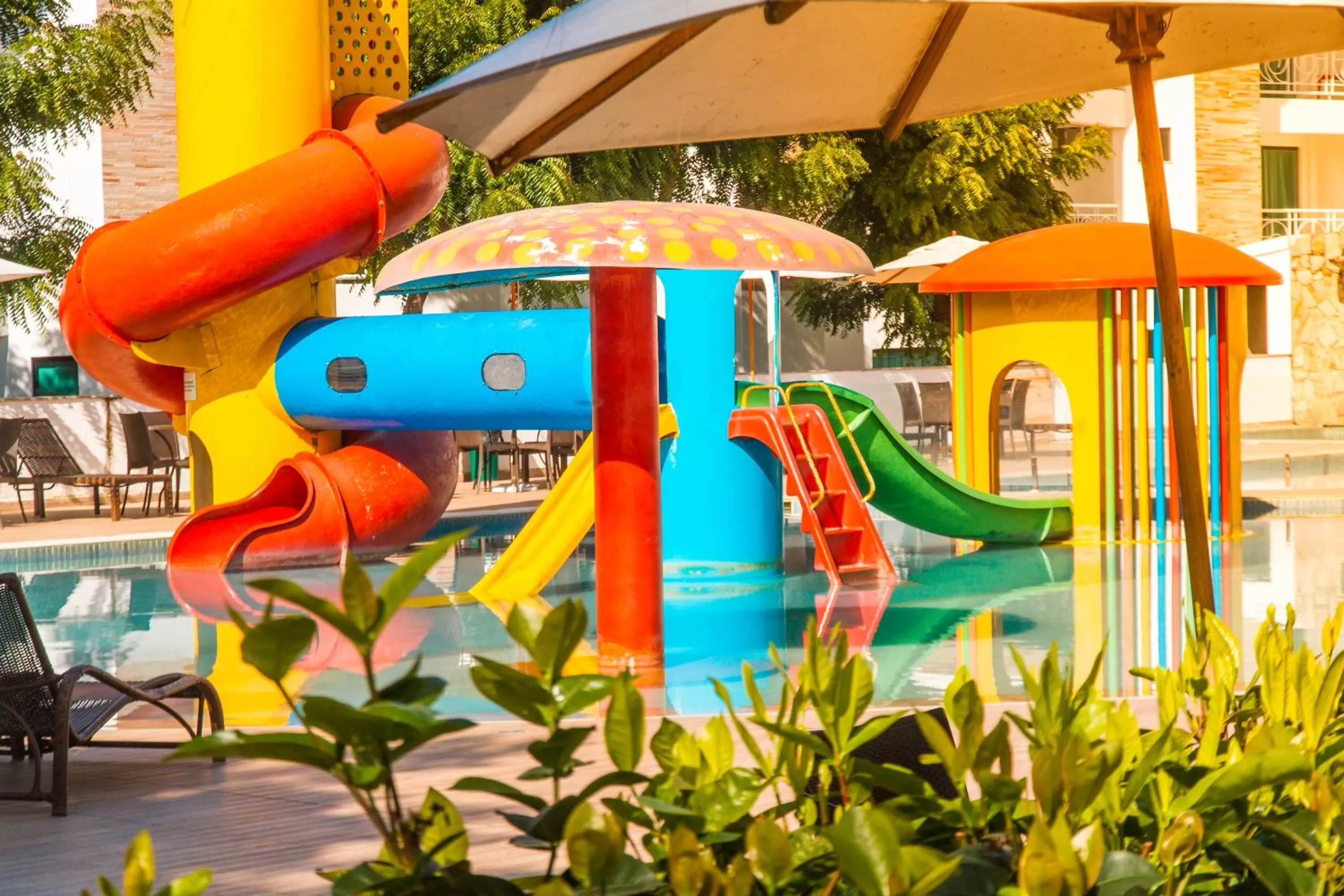 Aqua park in Portal Beach - Rede Soberano