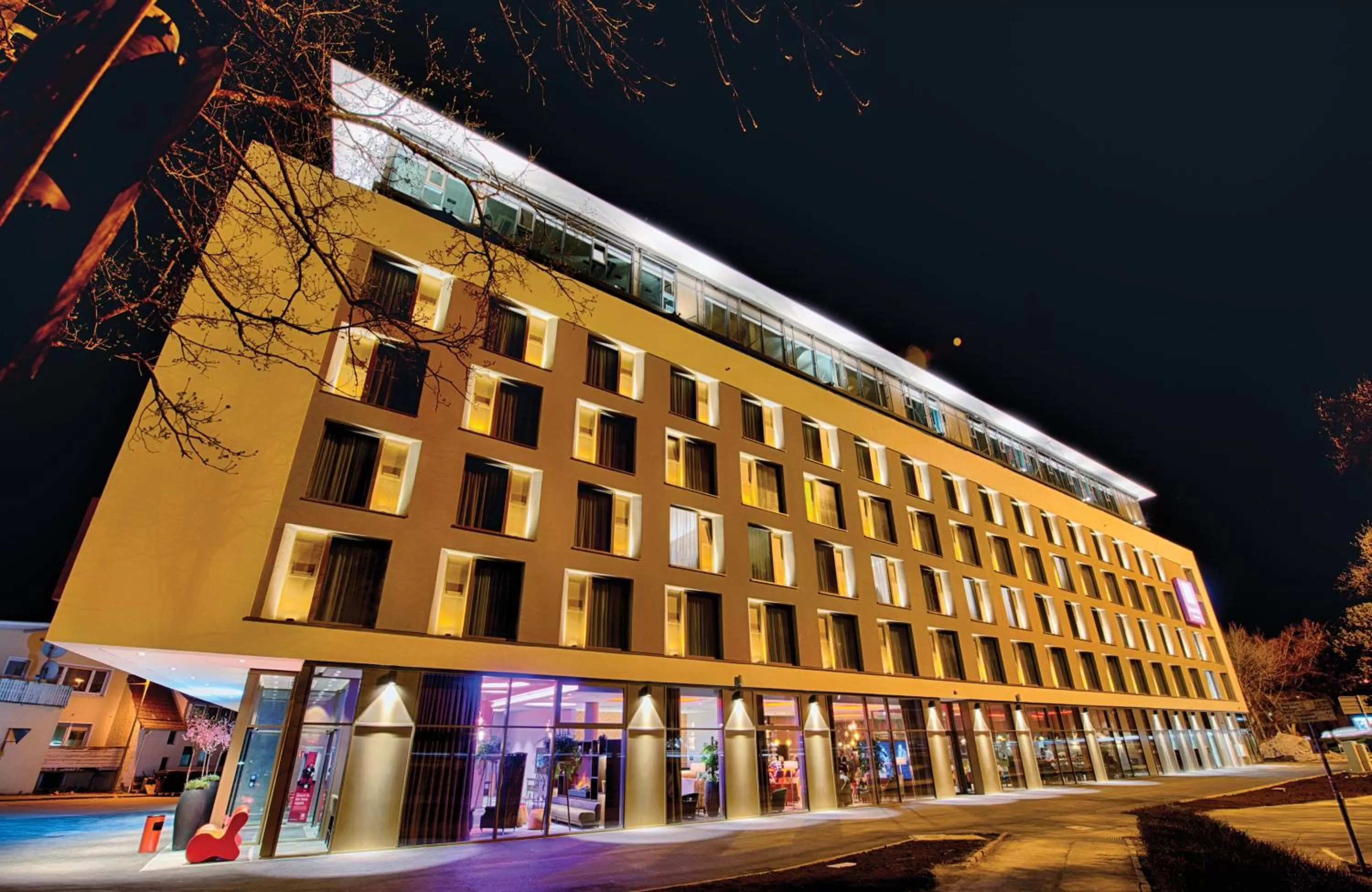 Property building in Leonardo Royal Hotel Ulm