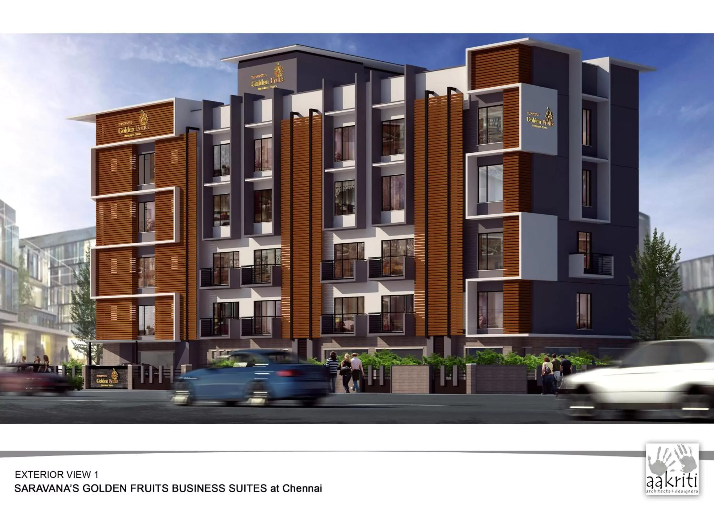 Facade/entrance in Golden Fruits Business Suites Facade/entrance in Golden Fruits Business Suites