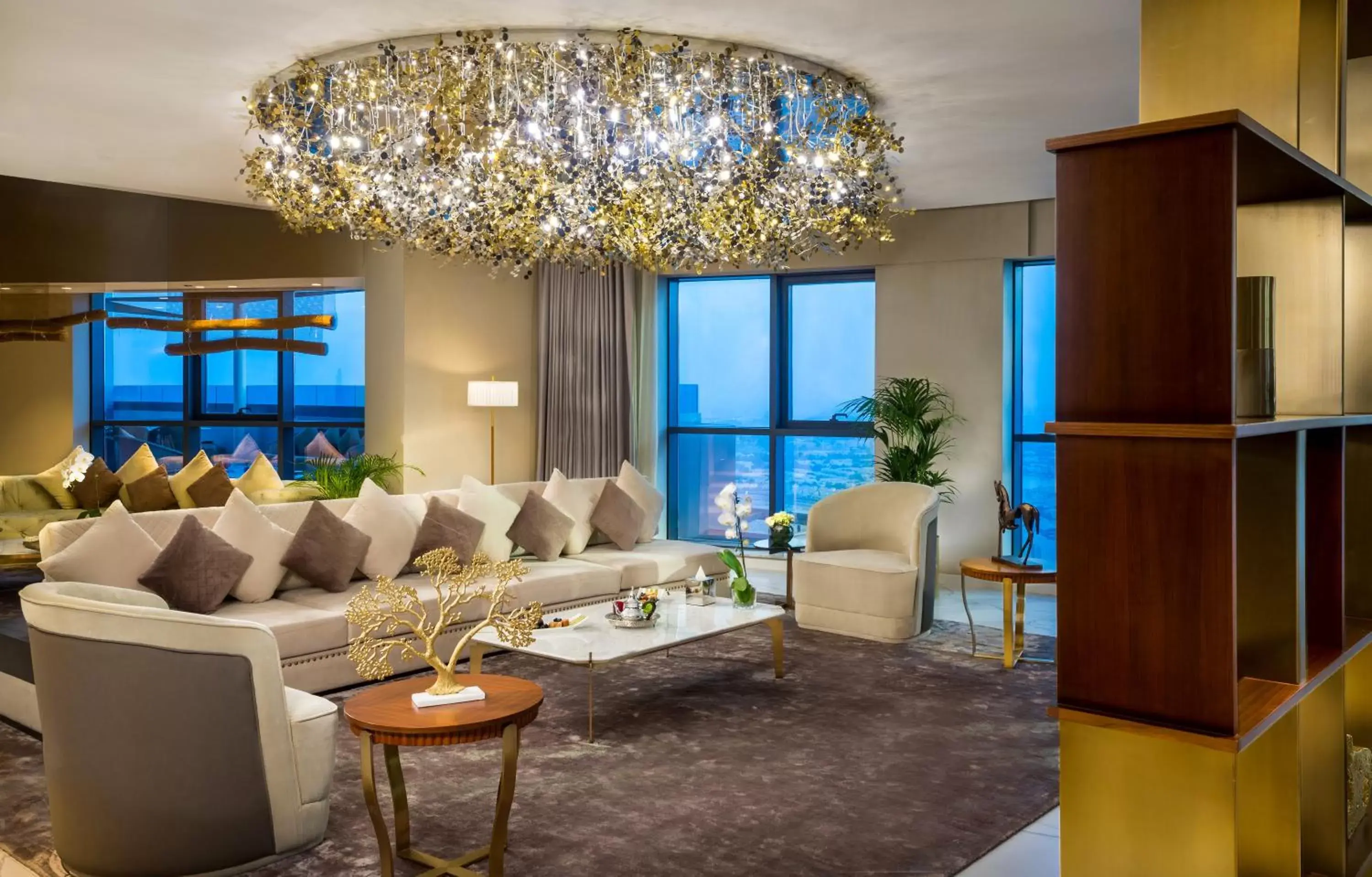 Living room in Millennium Place Barsha Heights Hotel Apartments