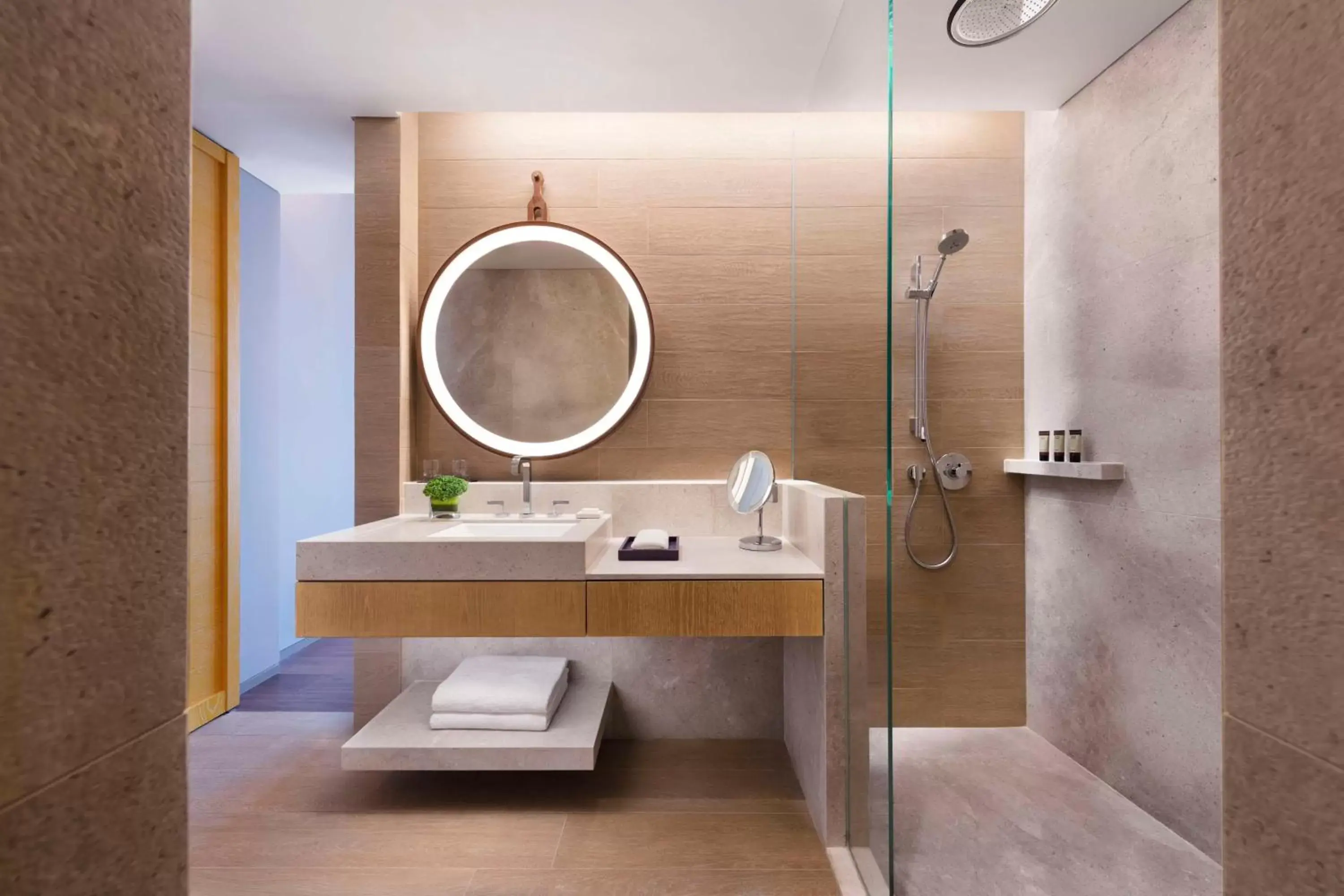 Bathroom in Andaz Singapore A Concept by Hyatt
