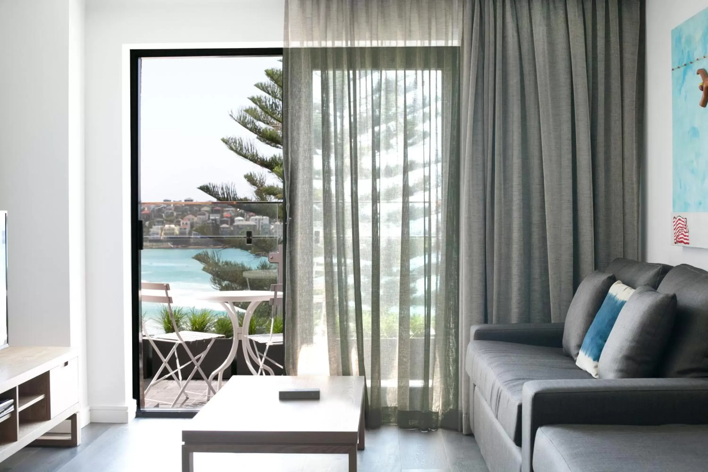 Seating Area in Bondi 38 Serviced Apartments
